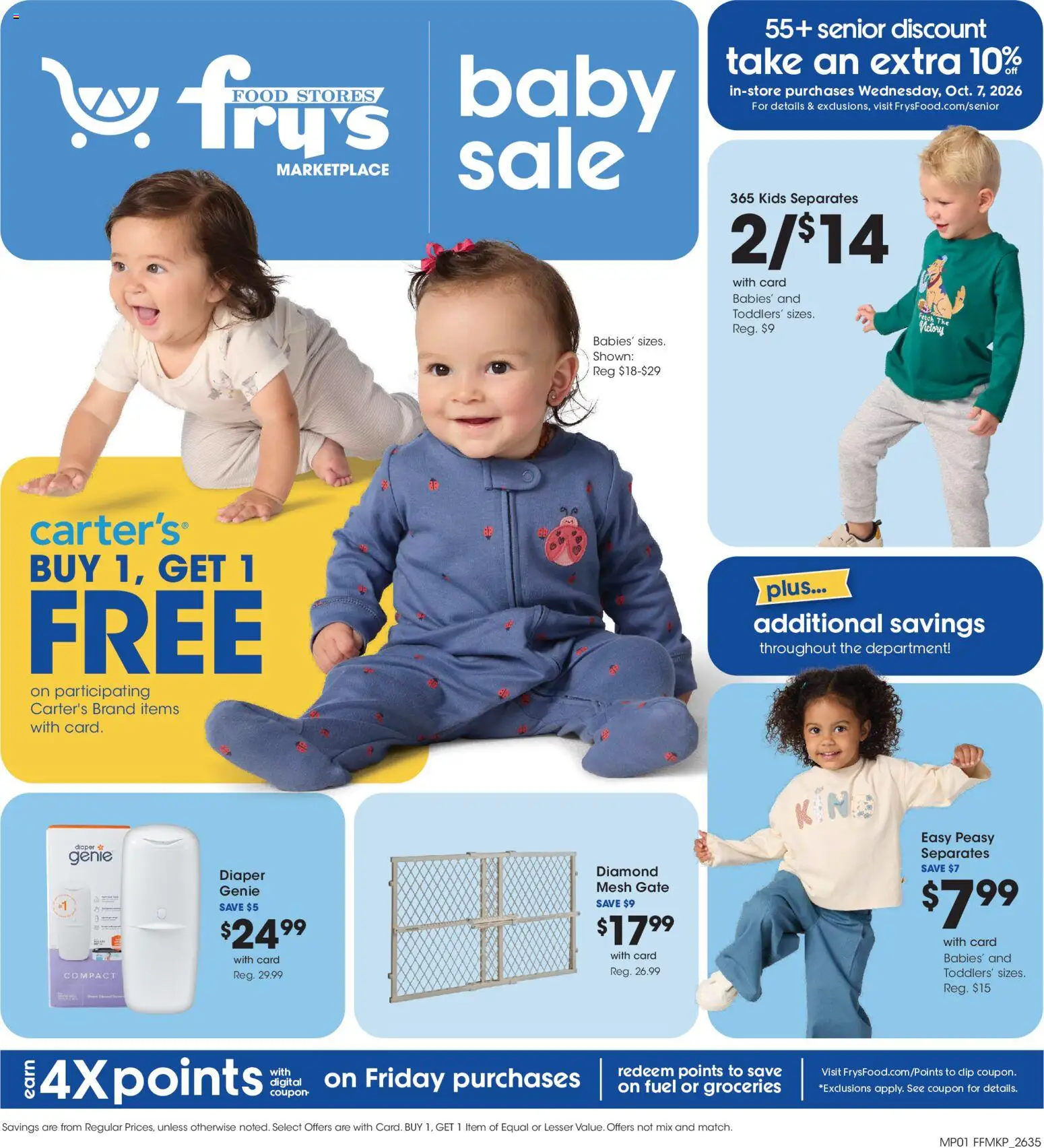 Fry's Food Home & Apparel - valid from 09/30/2026 | Page: 1 | Products: Clip, Groceries