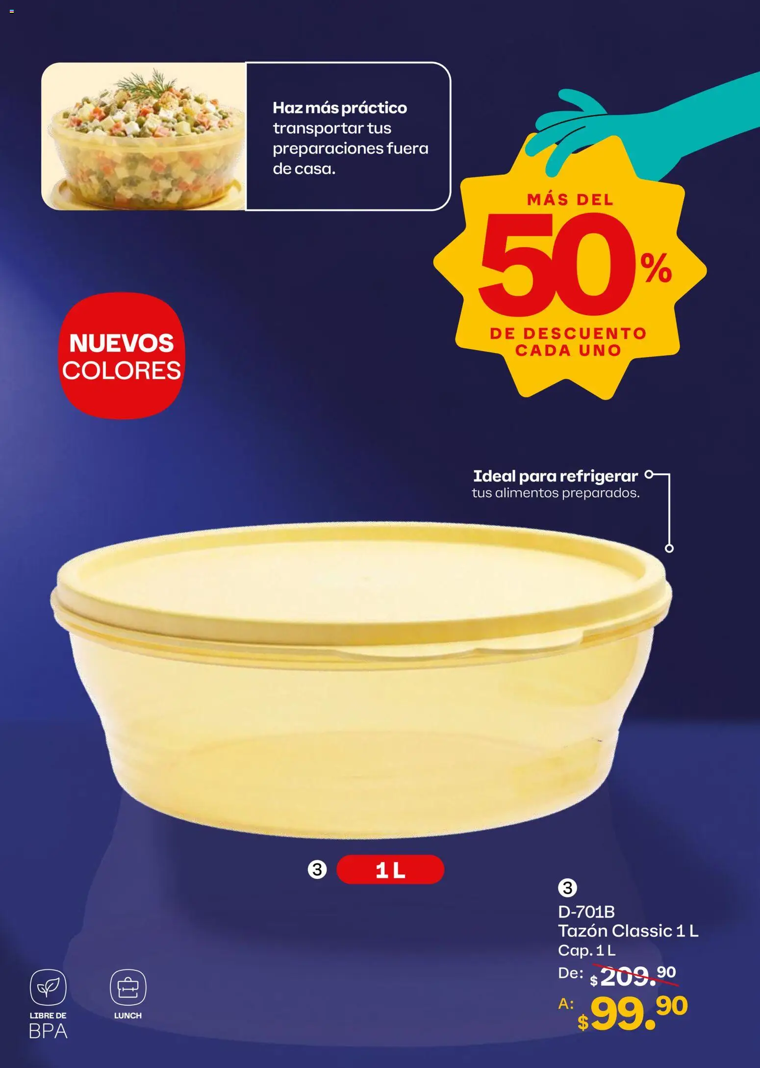 Nuevas ofertas de Tupperware válidas en toda la República Mexicana desde el 05/10/2026. ¡Encuentra las mejores ofertas en Tupperware catálogo! | Página: 3