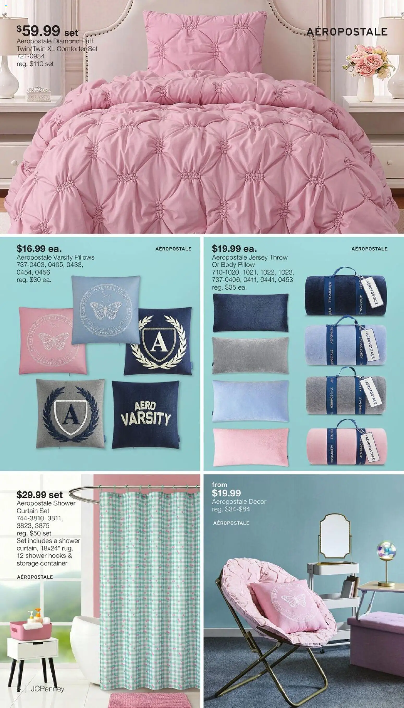 JCPenney Semi-Annual Home Sale - valid from 07/13/2026 | Page: 3 | Products: Pillow, Shower, Comforter