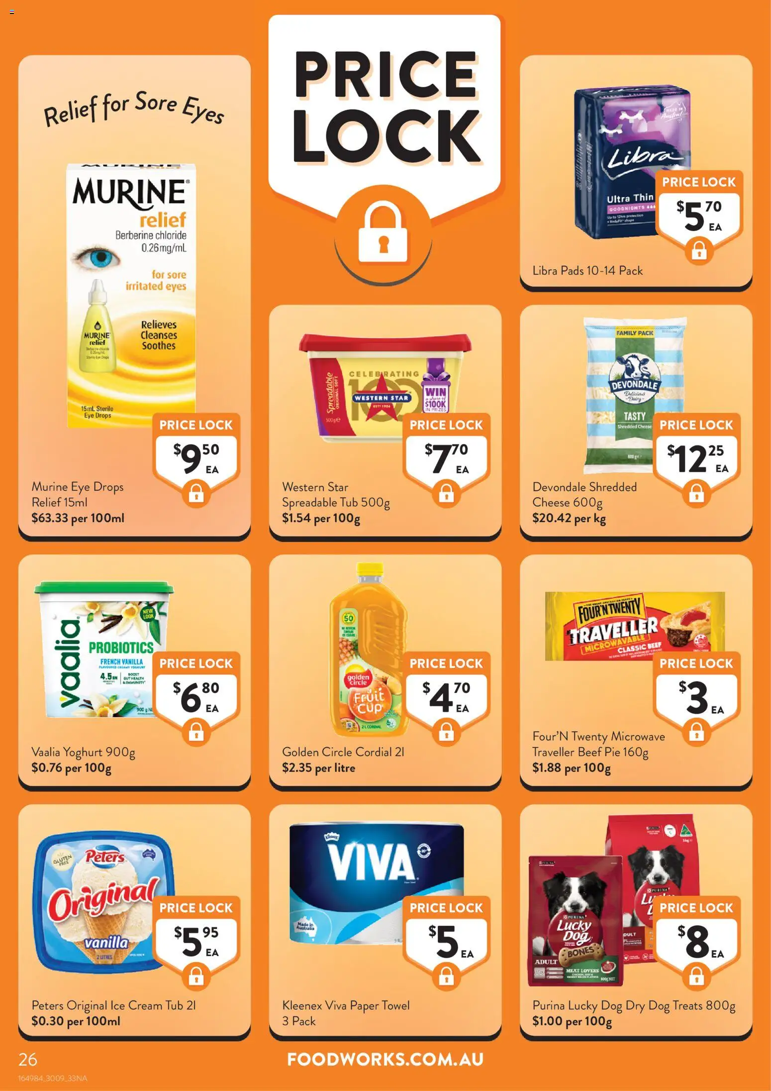 Foodworks catalogue - valid from 30/09/2026 | Page: 26 | Products: Eye drops, Yoghurt, Vanilla, Microwave