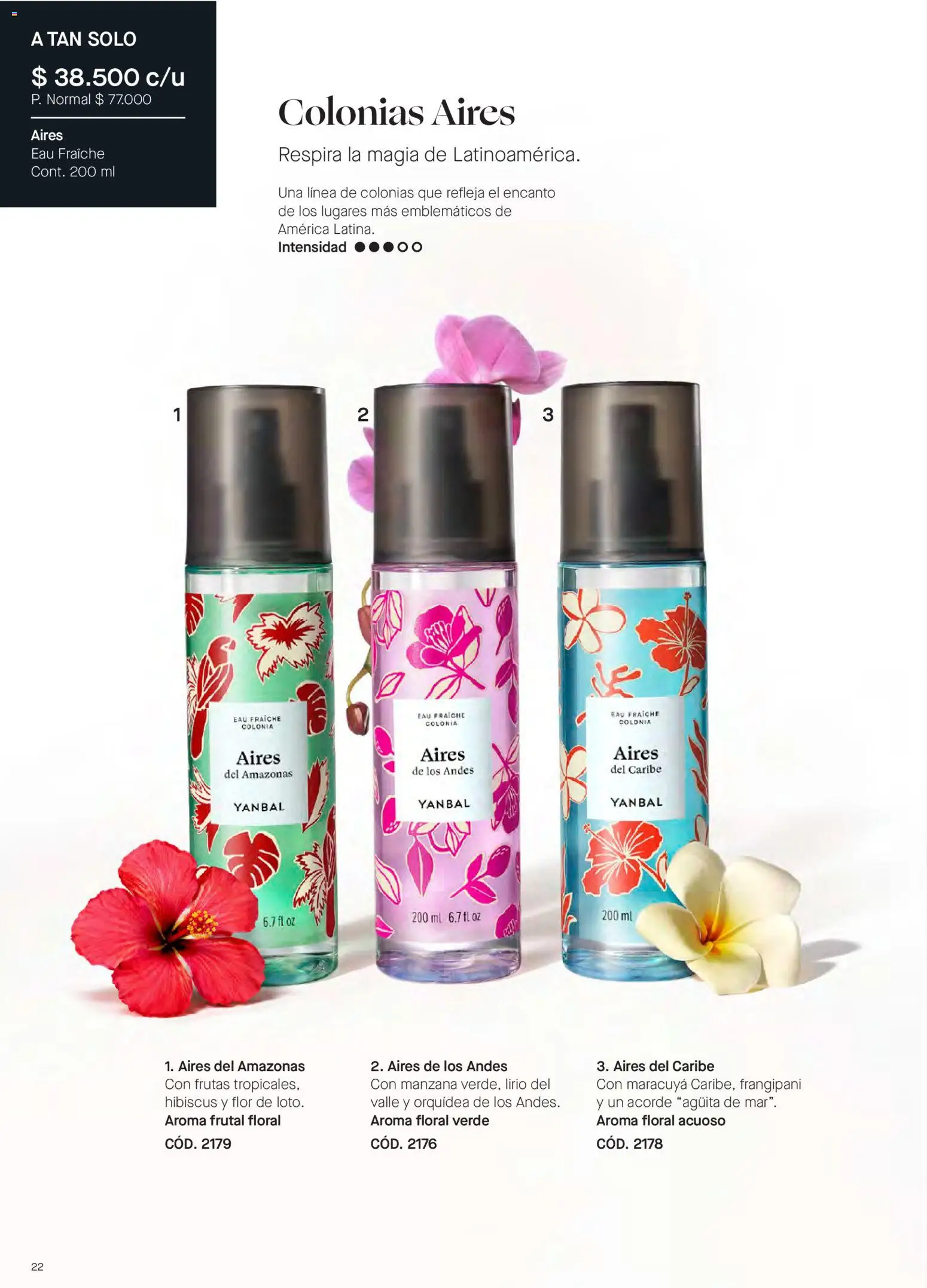 Yanbal revista - valida desde el 18/07/2026 | Página: 22 | Productos: Manzana, Maracuyá