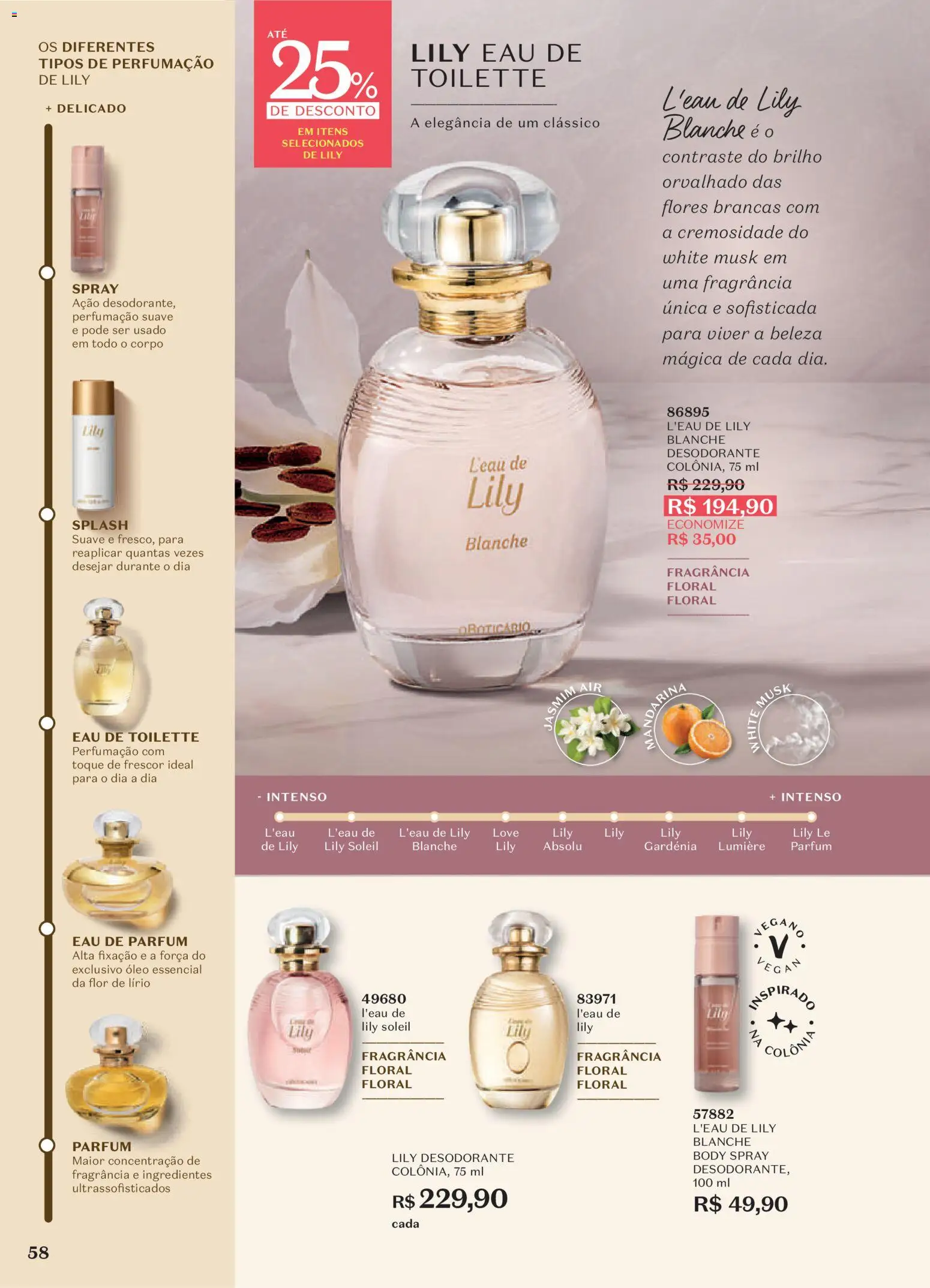 O Boticário Folheto - válido de 20/07/2026 | Página: 60 | Produtos: Fragrância, Eau de toilette, Desodorante, Óleo