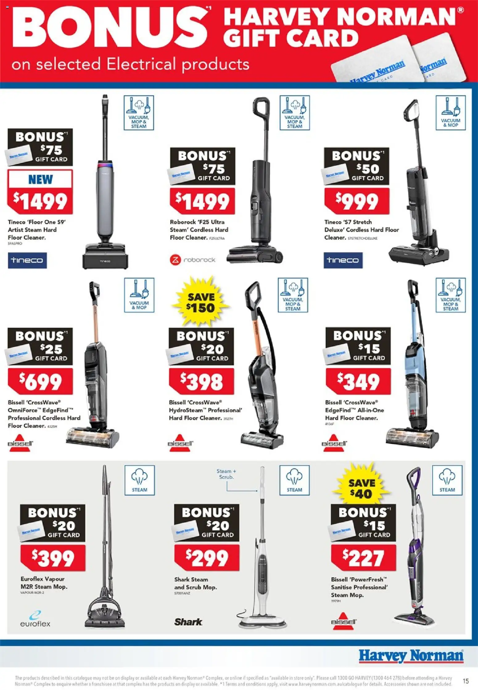 Harvey Norman catalogue - valid from 06/08/2026 | Page: 15 | Products: Mop, Scrub, Accessories