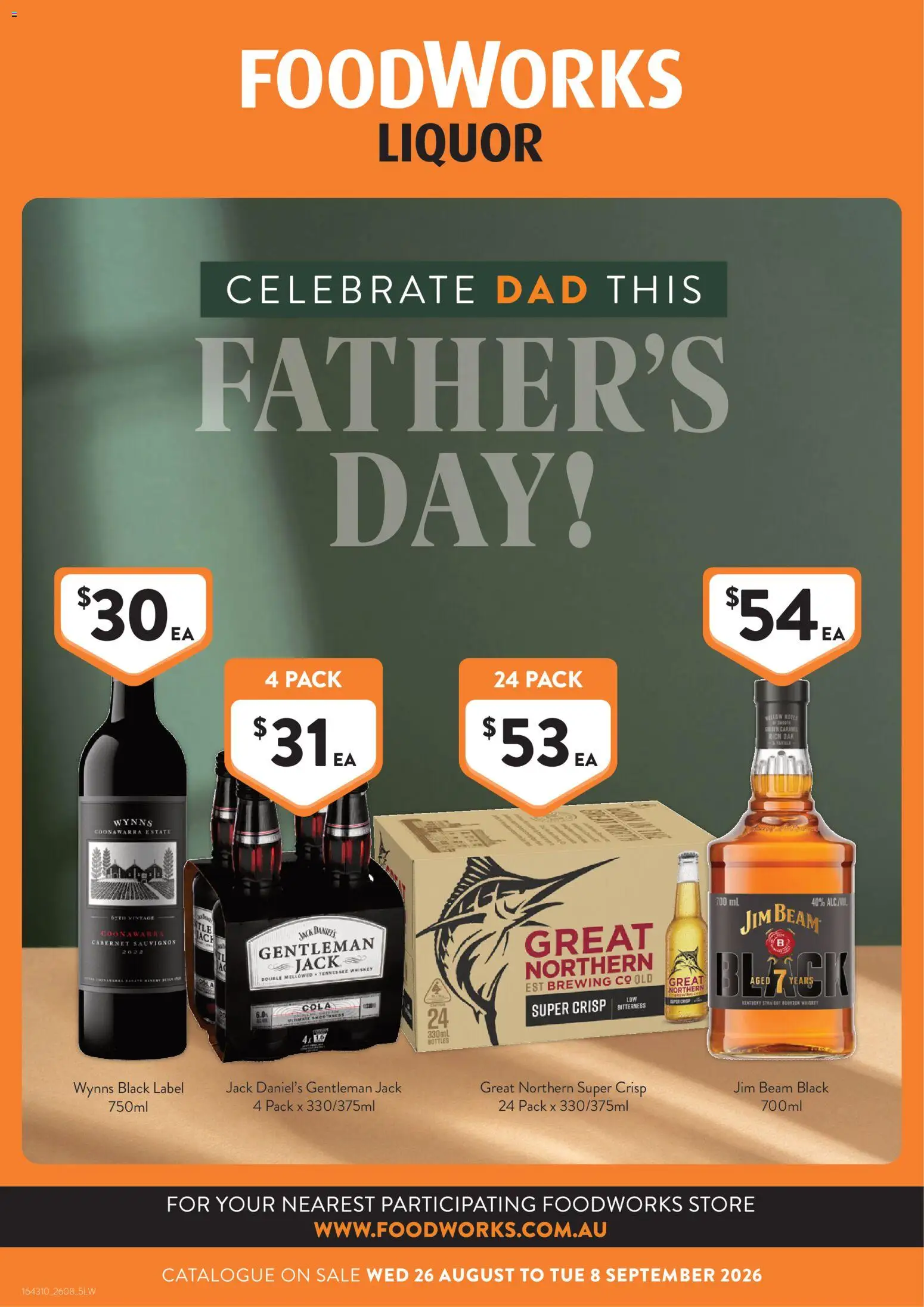 Foodworks catalogue - valid from 26/08/2026 | Page: 16 | Products: Jim Beam, Whiskey, Jack Daniel’s