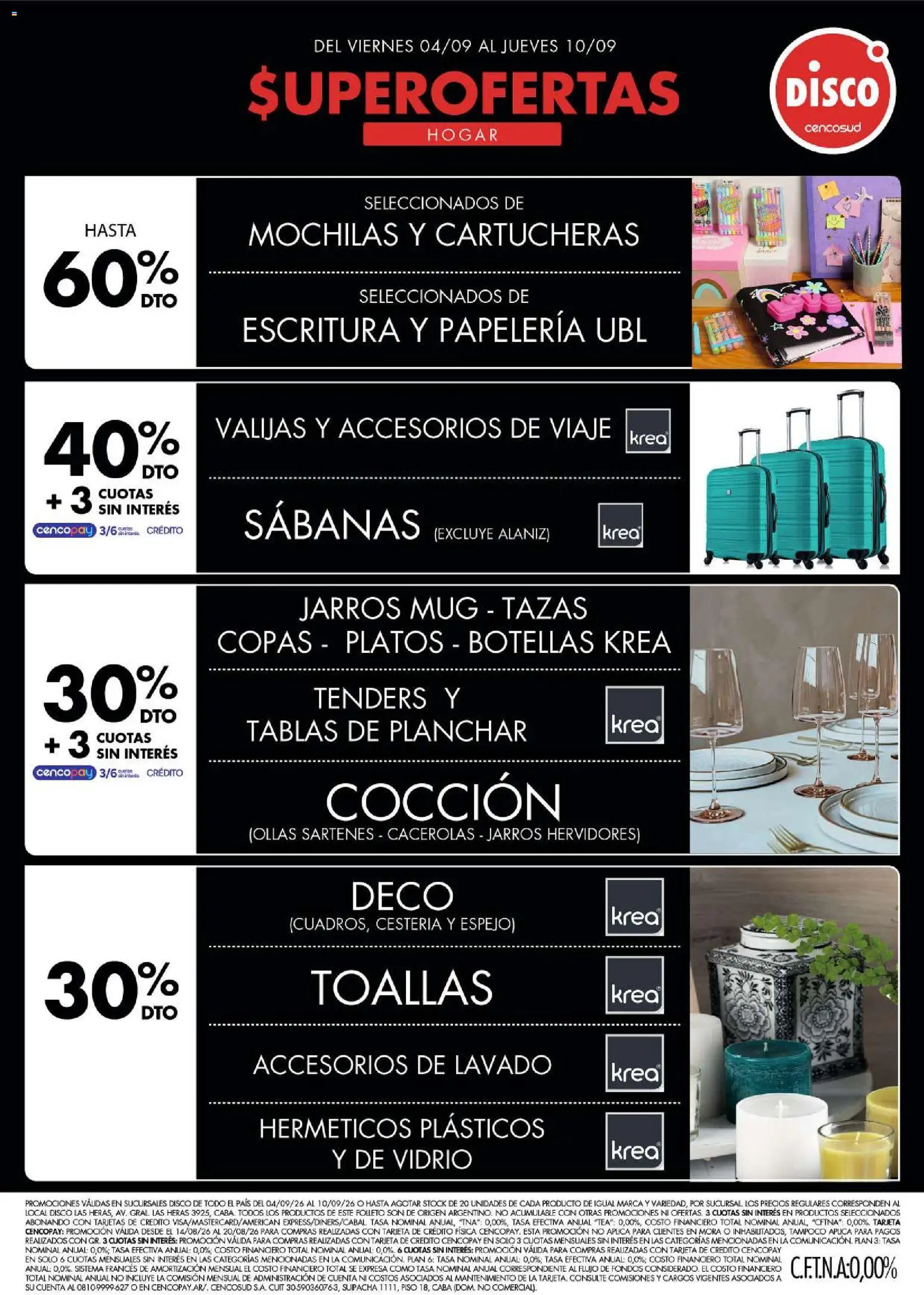 Disco - Ofertas | Electro, T. Libre y más │ válido desde el 04/09/2026 | Página: 3 | Productos: Disco, Planchar, Sabanas, Espejo