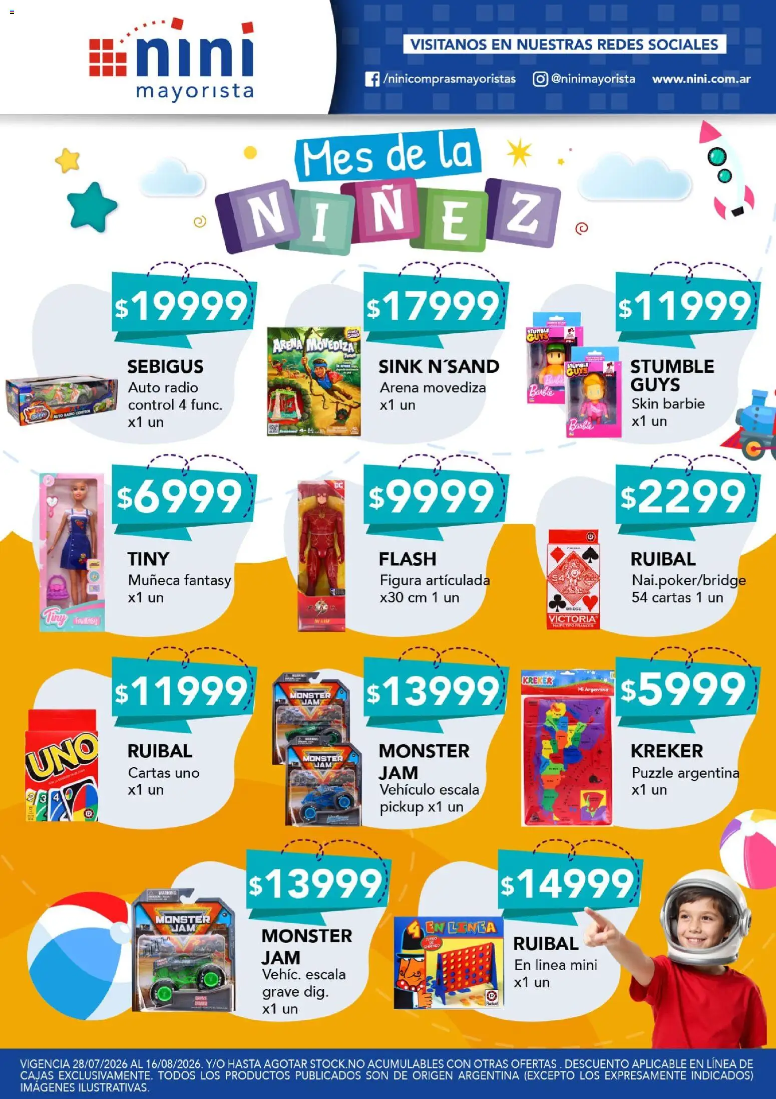 NINI Mayorista Mes de la niňez │ válido desde el 28/07/2026 | Página: 2 | Productos: Radio