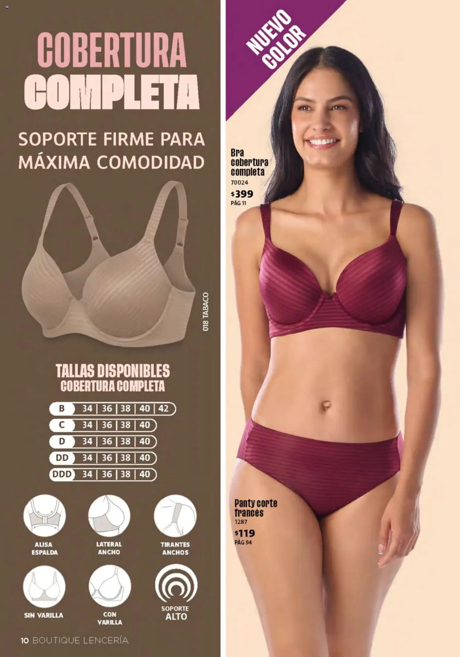 Nuevas ofertas de Ilusión válidas en toda la República Mexicana desde el 01/10/2026. ¡Encuentra las mejores ofertas en Ilusión catálogo Invierno! | Página: 12 | Productos: Tirantes, Lenceria