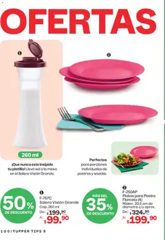 Vista previa de Tupperware catálogo, nuevo folleto de la tienda, válido en México a partir del 10/08/2026 | Página: 100 | Productos: Sal, Tupper, Postre, Mesa