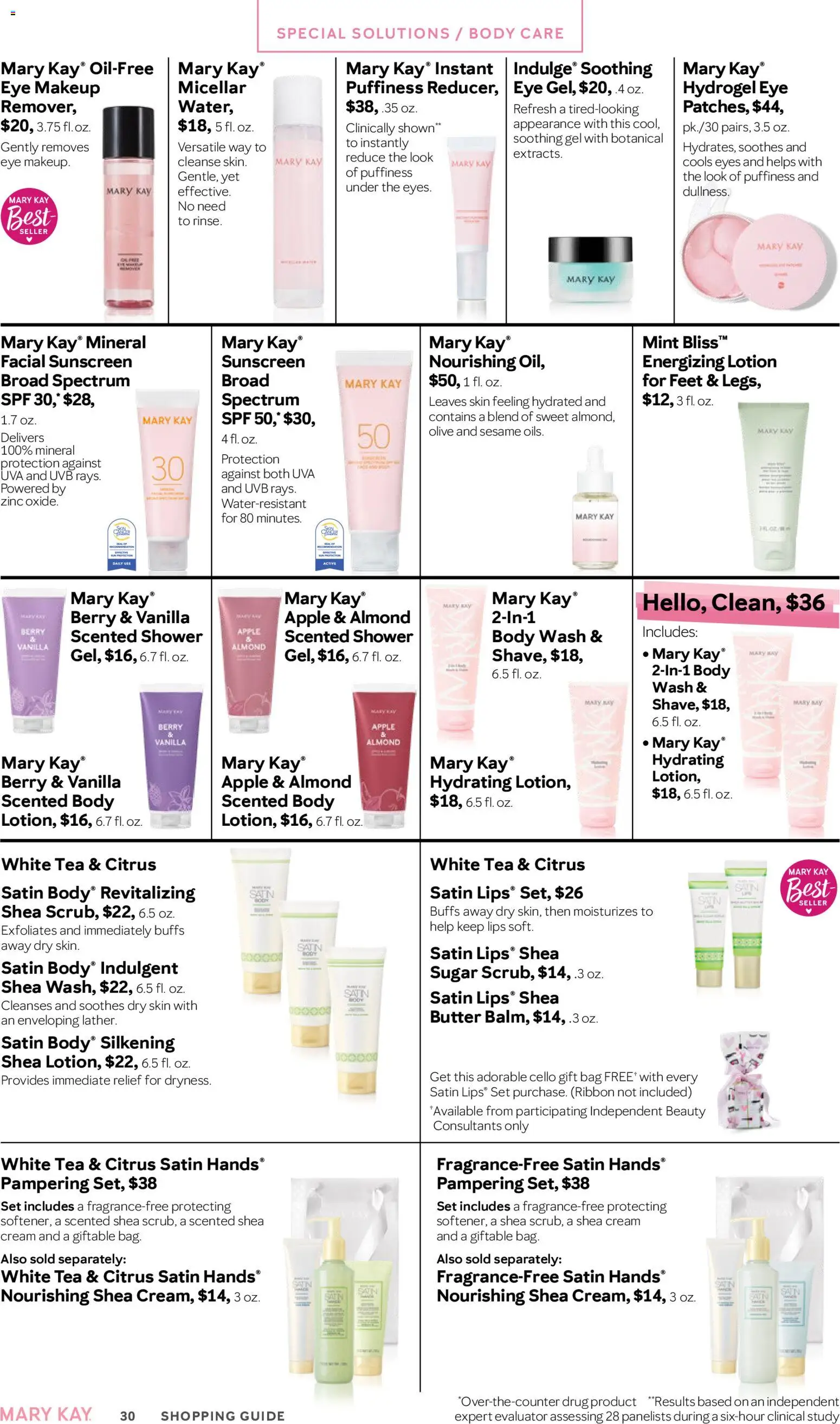 Mary Kay The Look Spring 2026 - valid from 16.02.2026 | Page: 30 | Products: Butter, Cream, Body Wash, Sugar
