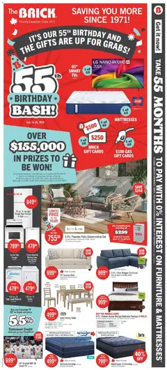 Preview of The Brick weekly flyer / circulaire from shop The Brick valid from Jul 16, 2026 | Page: 3