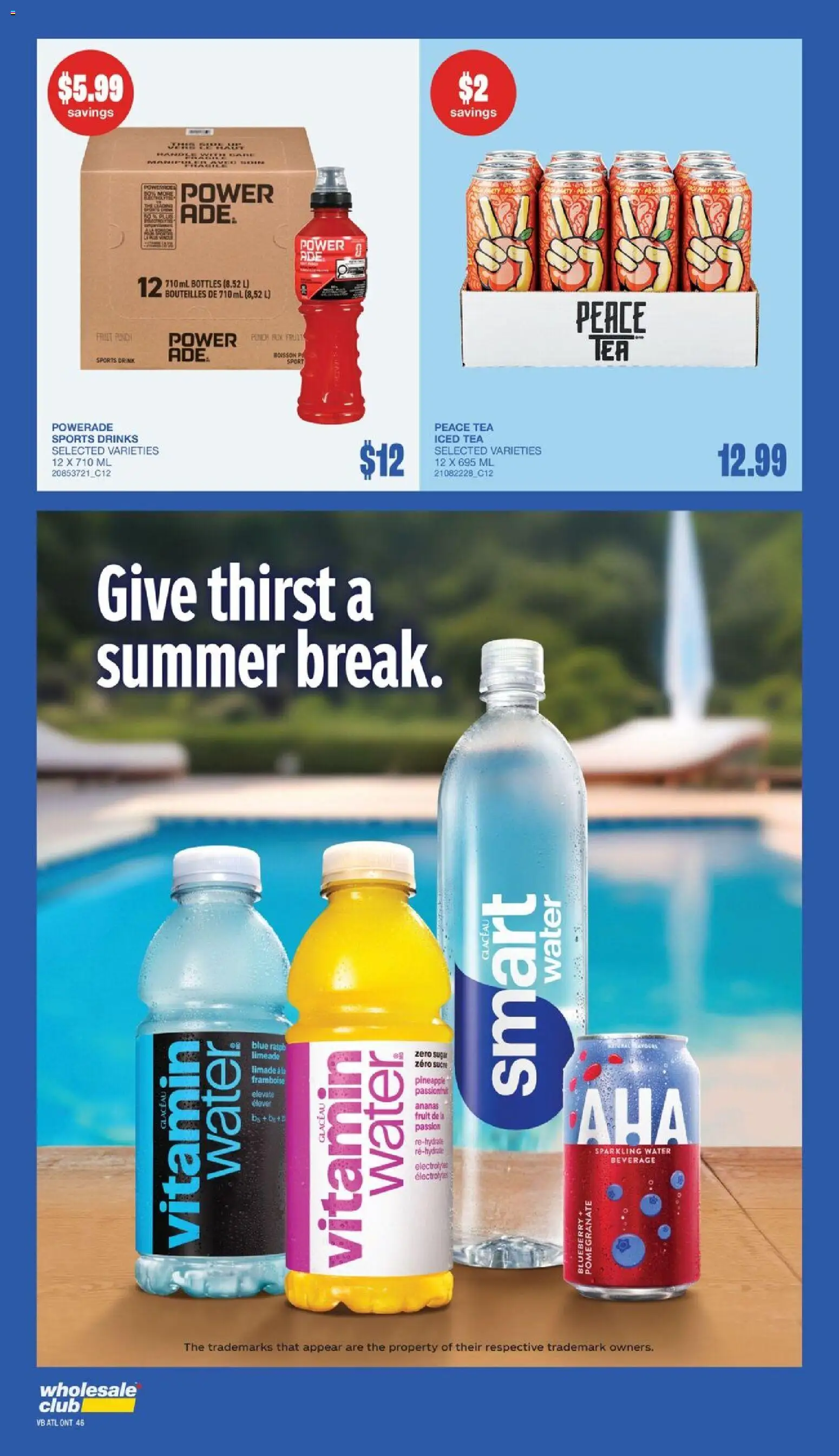 Wholesale Club flyer valid from Jul 30, 2026 | Page: 56 | Products: Tea, Pineapple