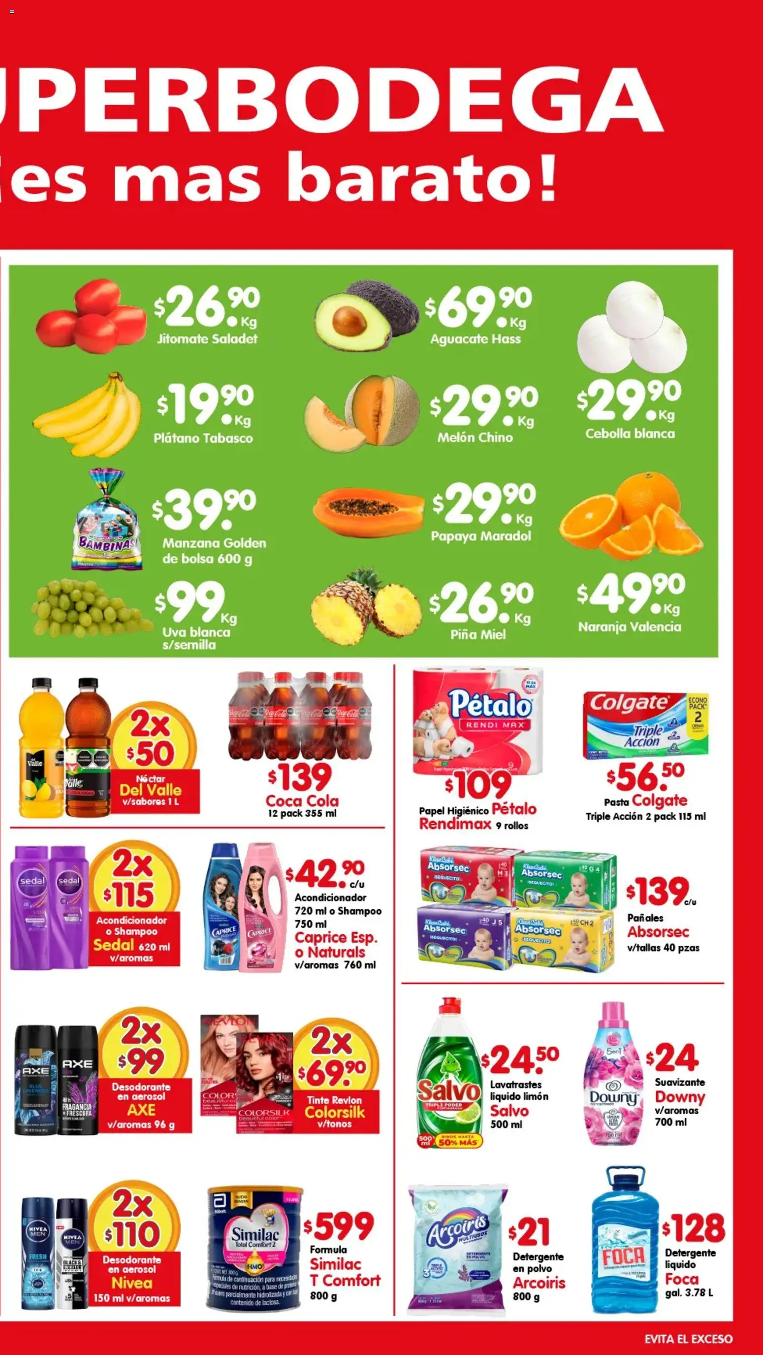 Nuevas ofertas de Arteli válidas en toda la República Mexicana desde el 13/07/2026. ¡Encuentra las mejores ofertas en Arteli folleto Aká Superbodegas! | Página: 2 | Productos: Detergente, Bolsa, Manzana, Pasta