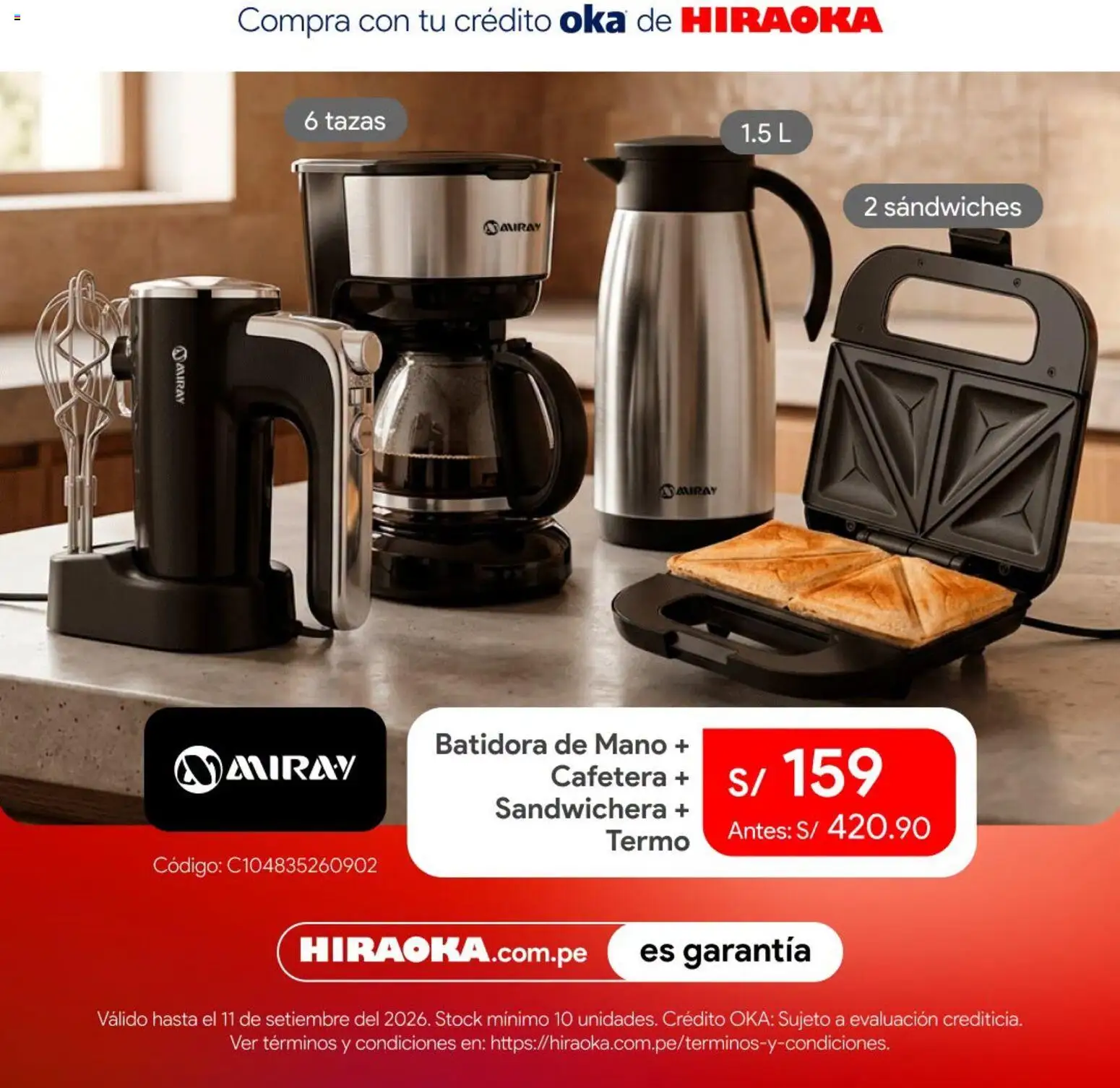 Catálogo Hiraoka válido desde 08/09/2026 | Página: 5
