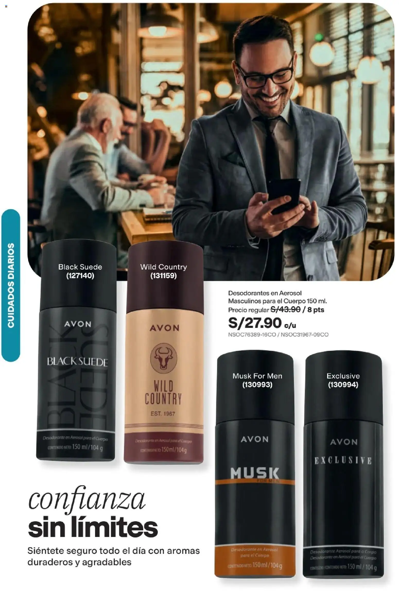 Catálogo Avon válido desde 22/07/2026 | Página: 157 | Productos: Desodorante