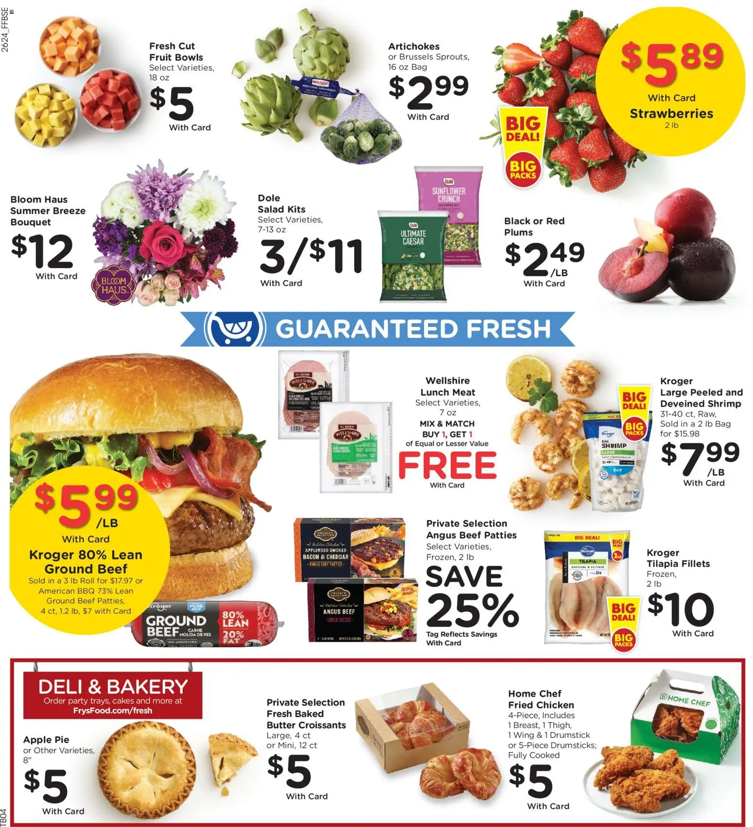 Fry's Food Weekly Ad - valid from 07/15/2026 | Page: 15 | Products: Bakery, Strawberries, Croissants, Apple Pie
