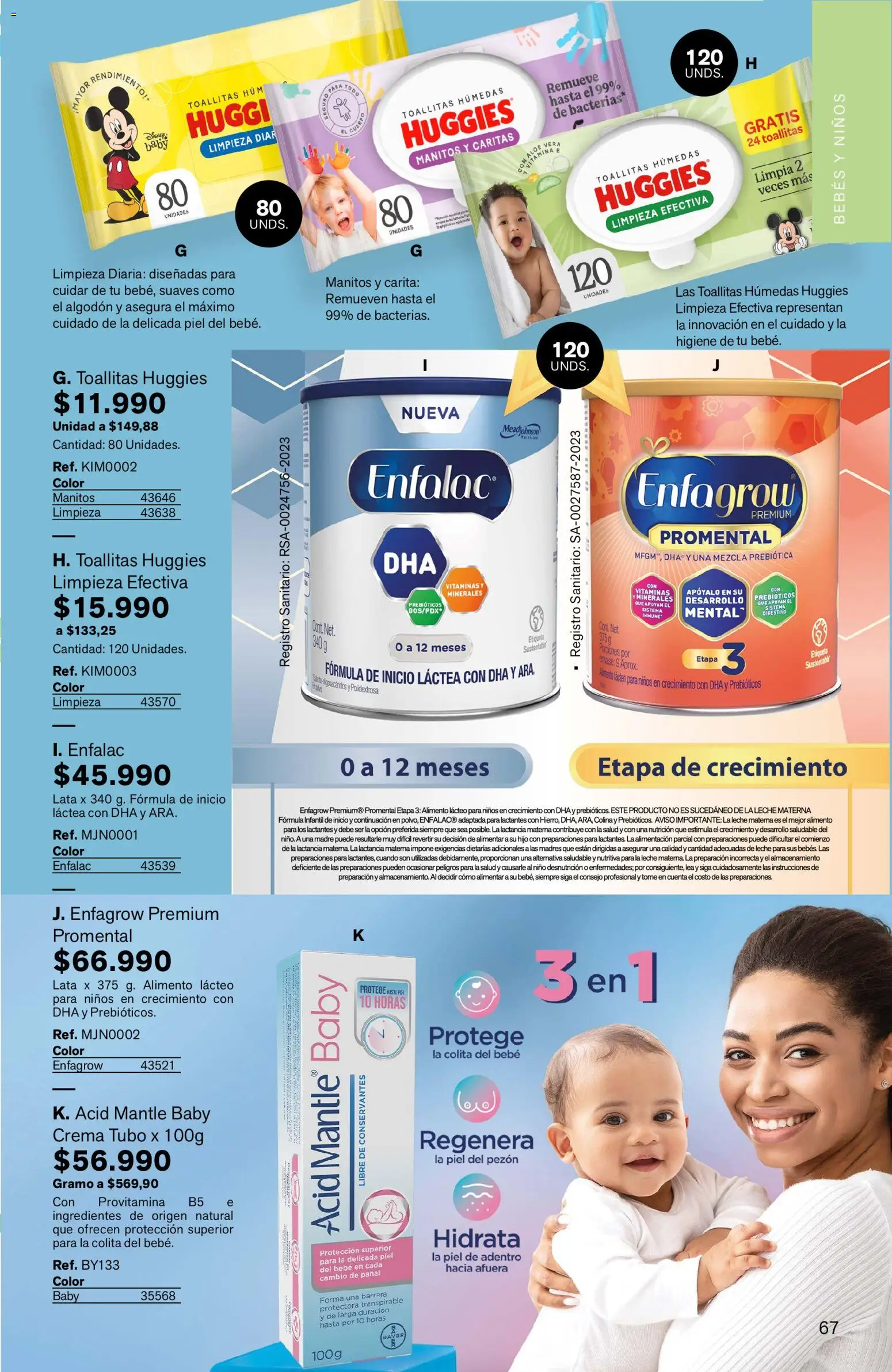 Leonisa revista - valida desde el 15.05.2026 | Página: 67 | Productos: Algodón, Crema, Vitaminas, Leche