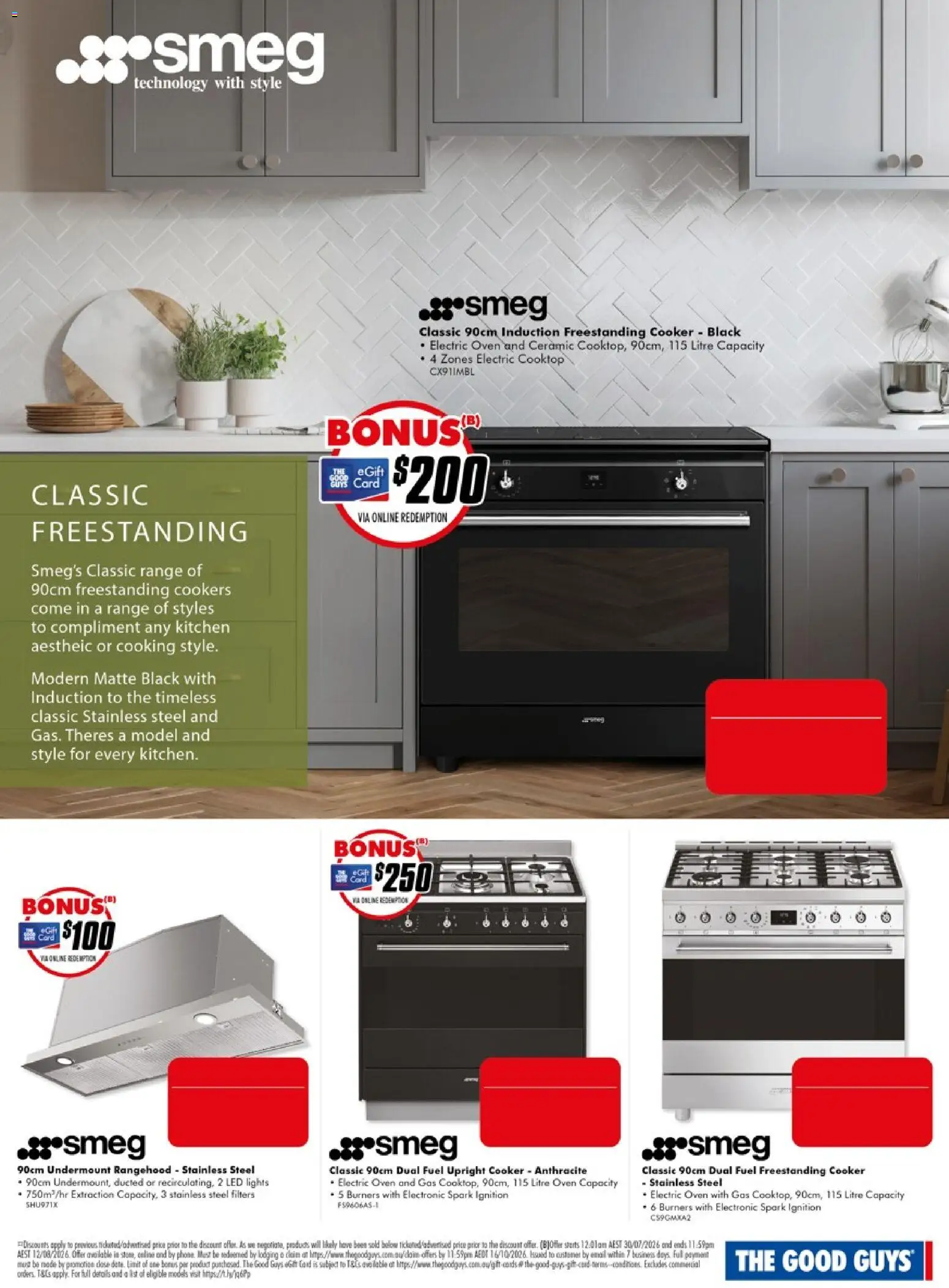 The Good Guys catalogue - valid from 30/07/2026 | Page: 19 | Products: Oven, Cooktop