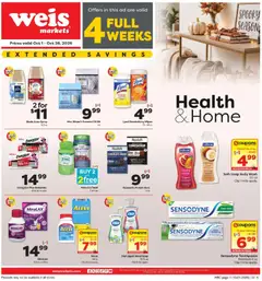 Preview of Weis weekly ads valid from 10/01/2026
