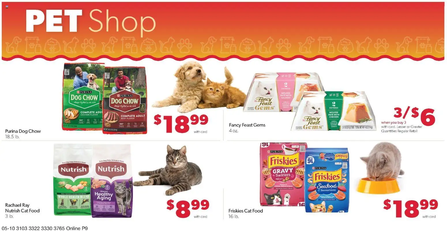 Family Fare Weekly Ad - MN - valid from 10.05.2026 | Page: 13 | Products: Cat Food, Beef, Seafood