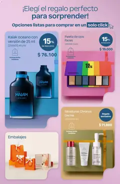 Vista previa Catálogo Natura Ciclo 10 válido desde el 30/06/2026 | Página: 14 | Productos: Bolsa, Paleta