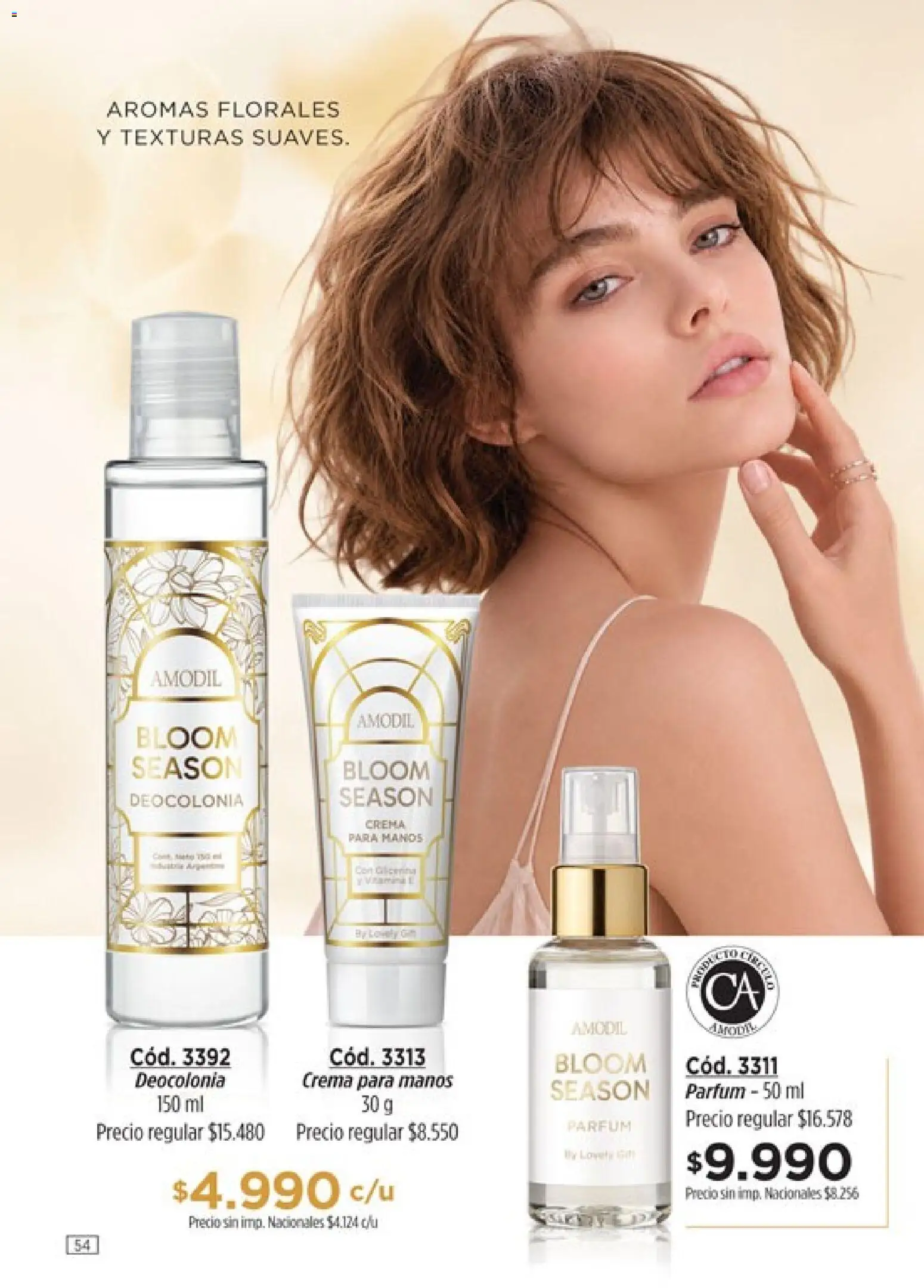 Catálogo Amodil Campaña 16 │ válido desde el 19/09/2026 | Página: 54 | Productos: Crema para manos, Crema