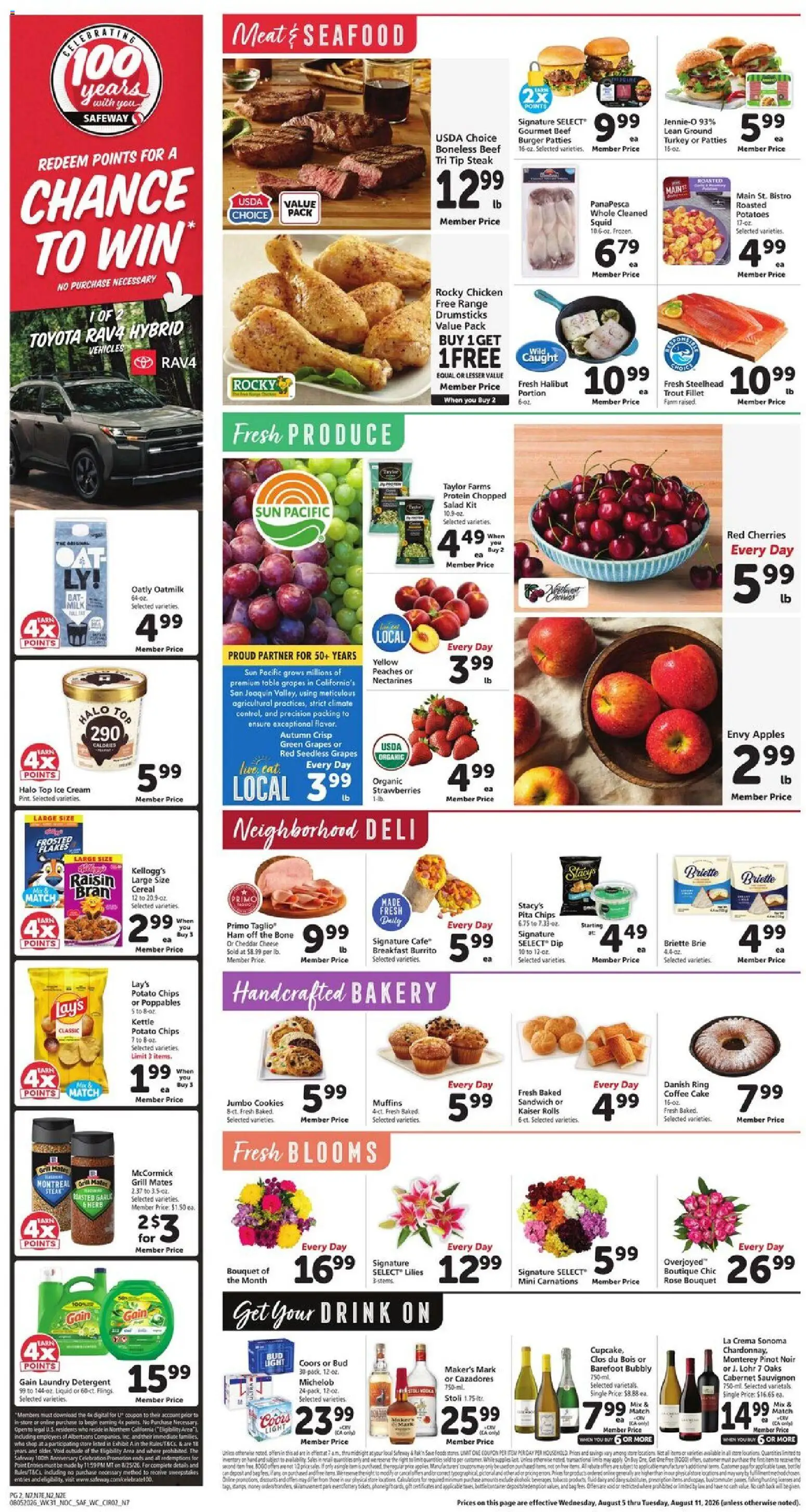Safeway Weekly Ad - valid from 08/05/2026 | Page: 2 | Products: Ring, Cream, Bag, Kettle