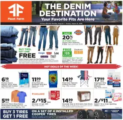 Preview of Mills Fleet Farm weekly ads valid from 08/03/2026