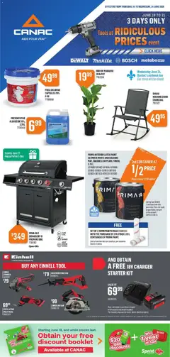 Preview of Canac weekly flyer from shop Canac valid from 18.06.2026