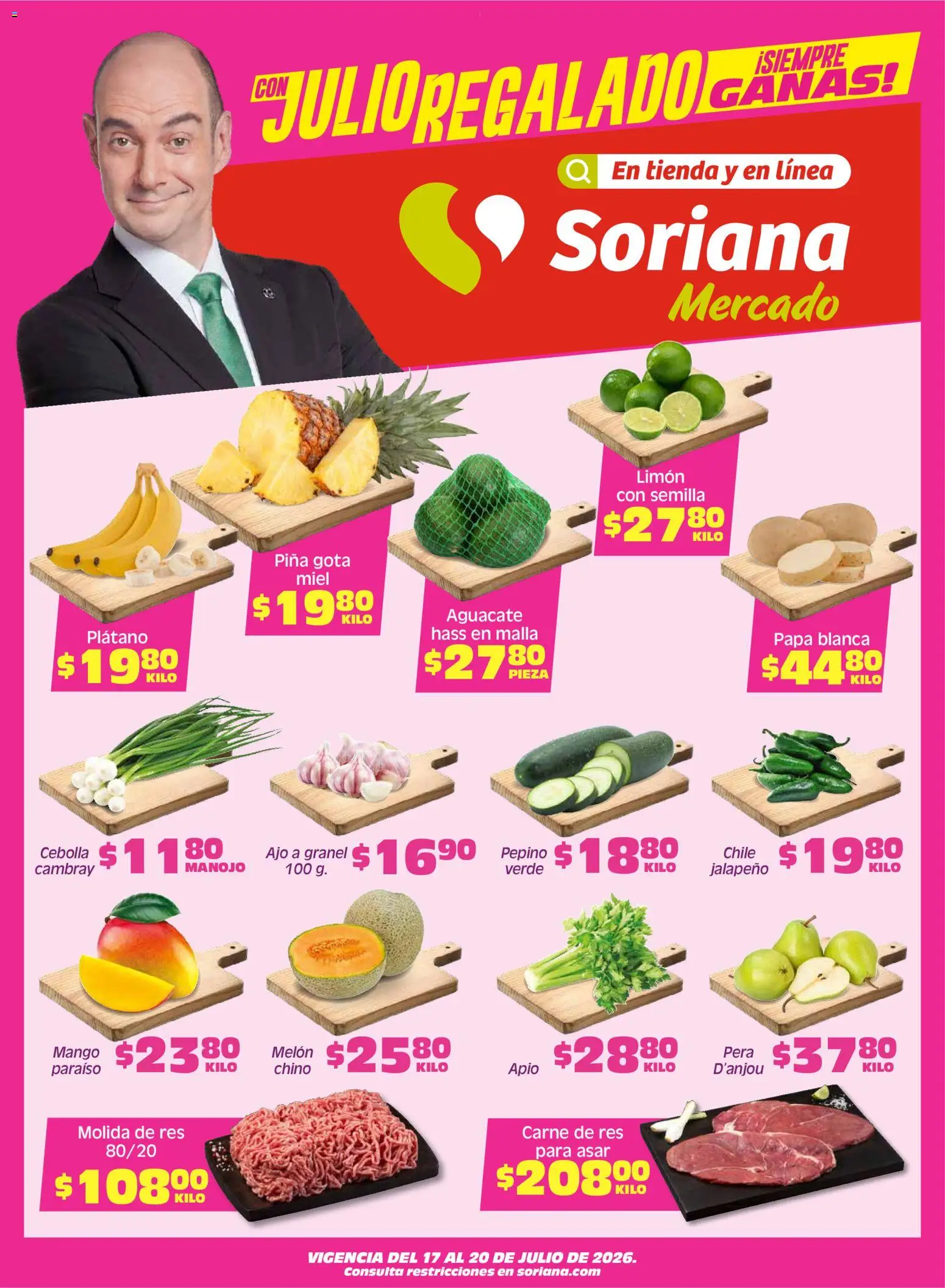 SORIANA ofertas hoy de 17/07/2026 catalogue cover