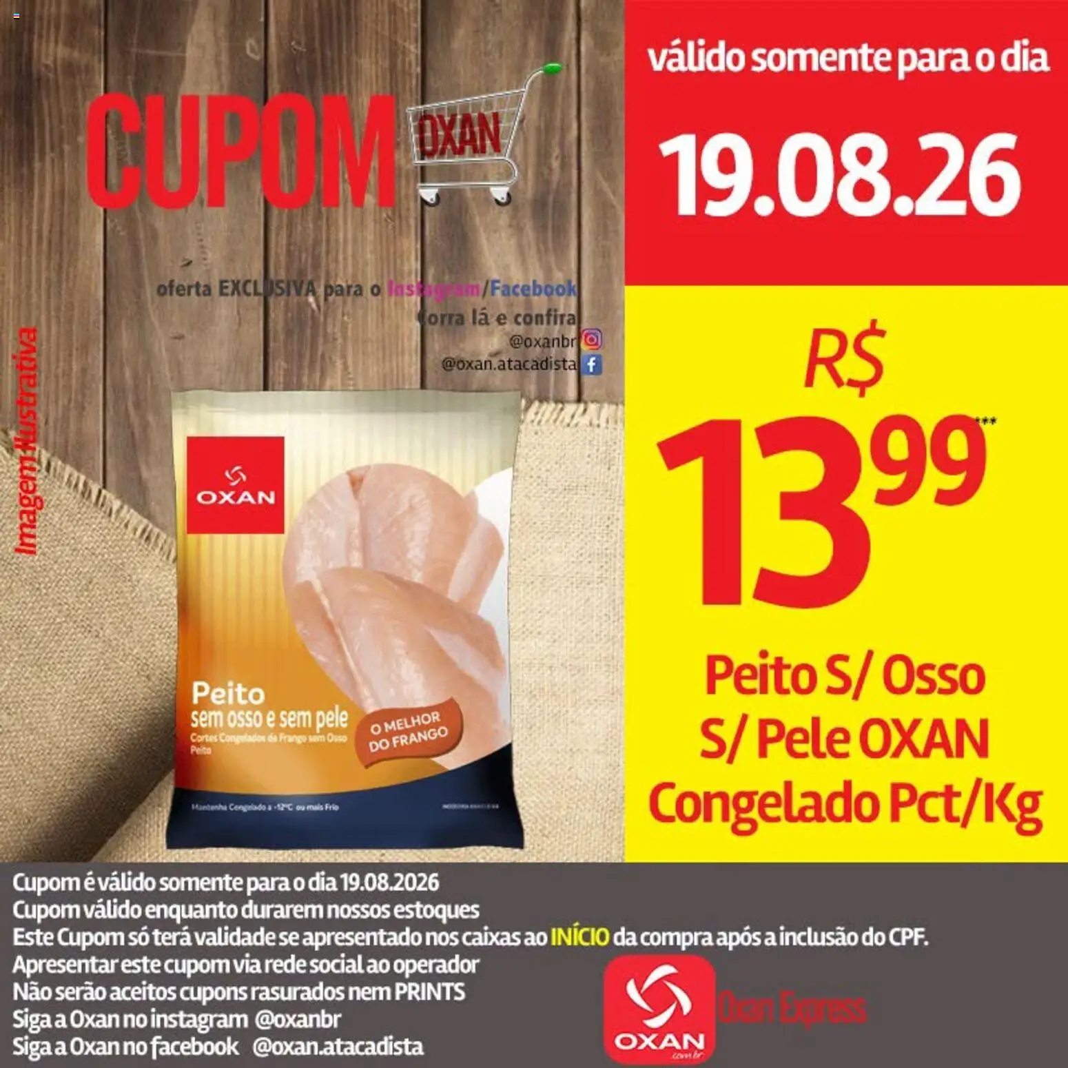 Oxan Atacadista Folheto - válido de 19/08/2026 | Página: 4 | Produtos: Frango