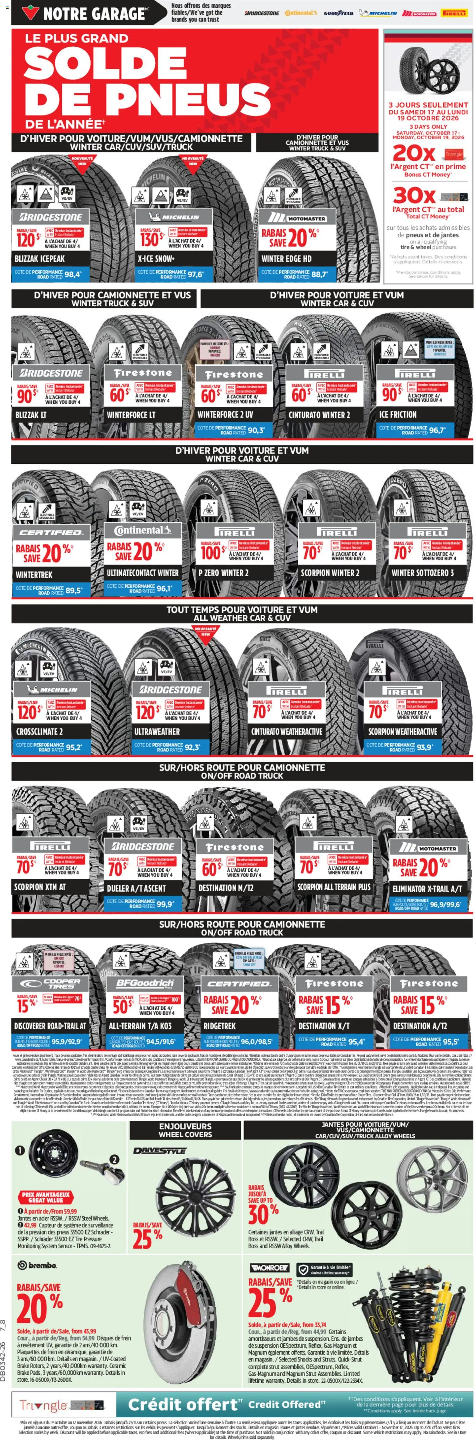 Canadian Tire flyer valid from Oct 15, 2026 | Page: 2