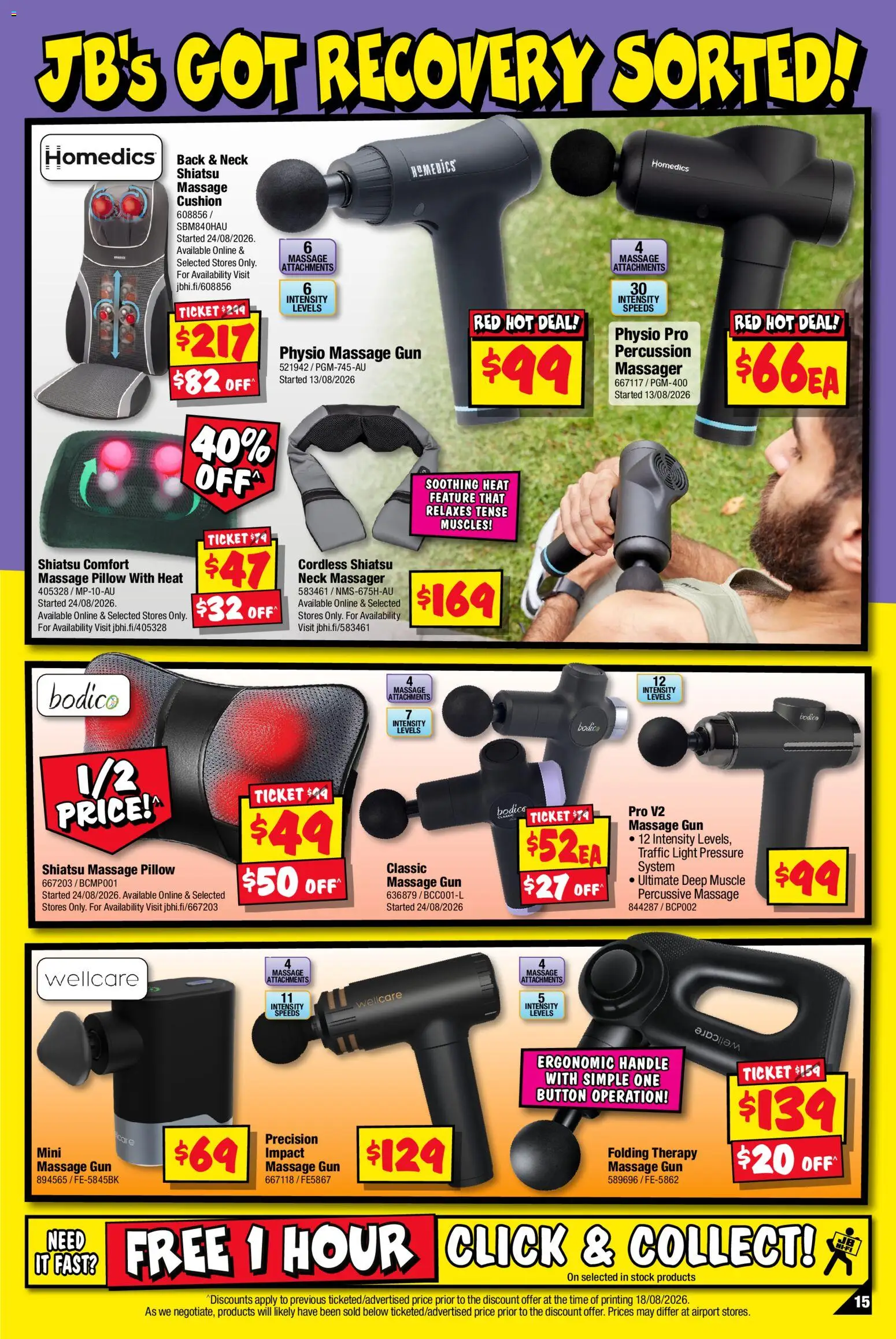 JB Hi-Fi catalogue - valid from 31/08/2026 | Page: 15 | Products: Cushion, Ergonomic, Light, Massage pillow