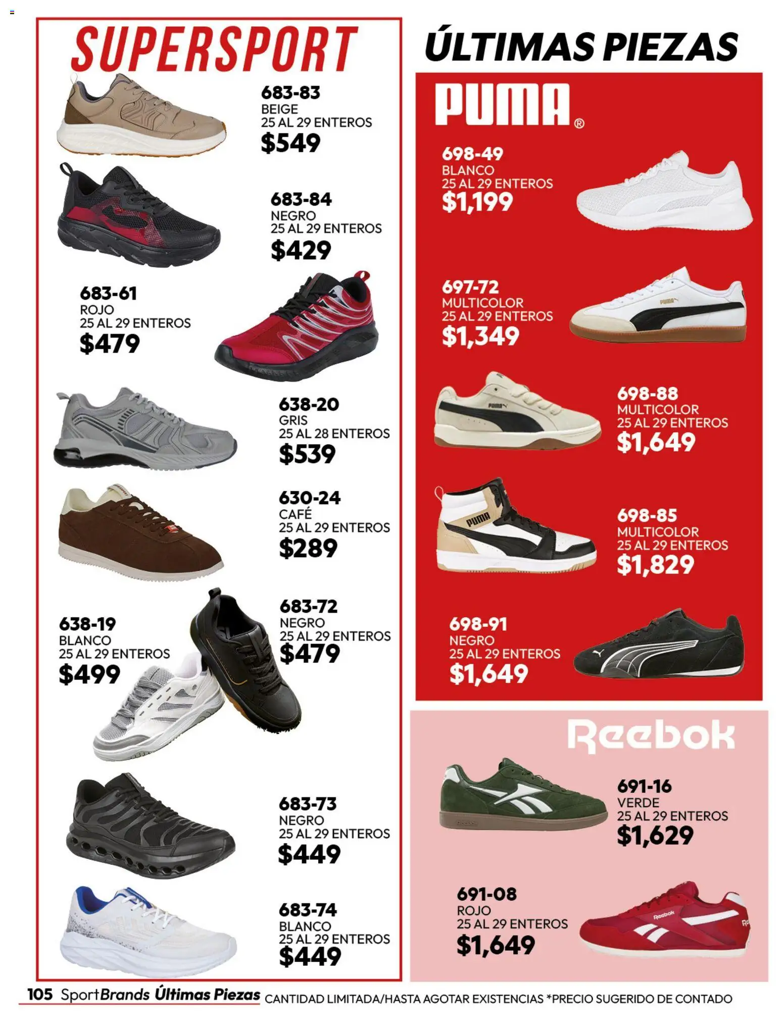 Nuevas ofertas de Cklass válidas en toda la República Mexicana desde el 08/07/2026. ¡Encuentra las mejores ofertas en Cklass catálogo Sportbrands caballero! | Página: 114 | Productos: Café