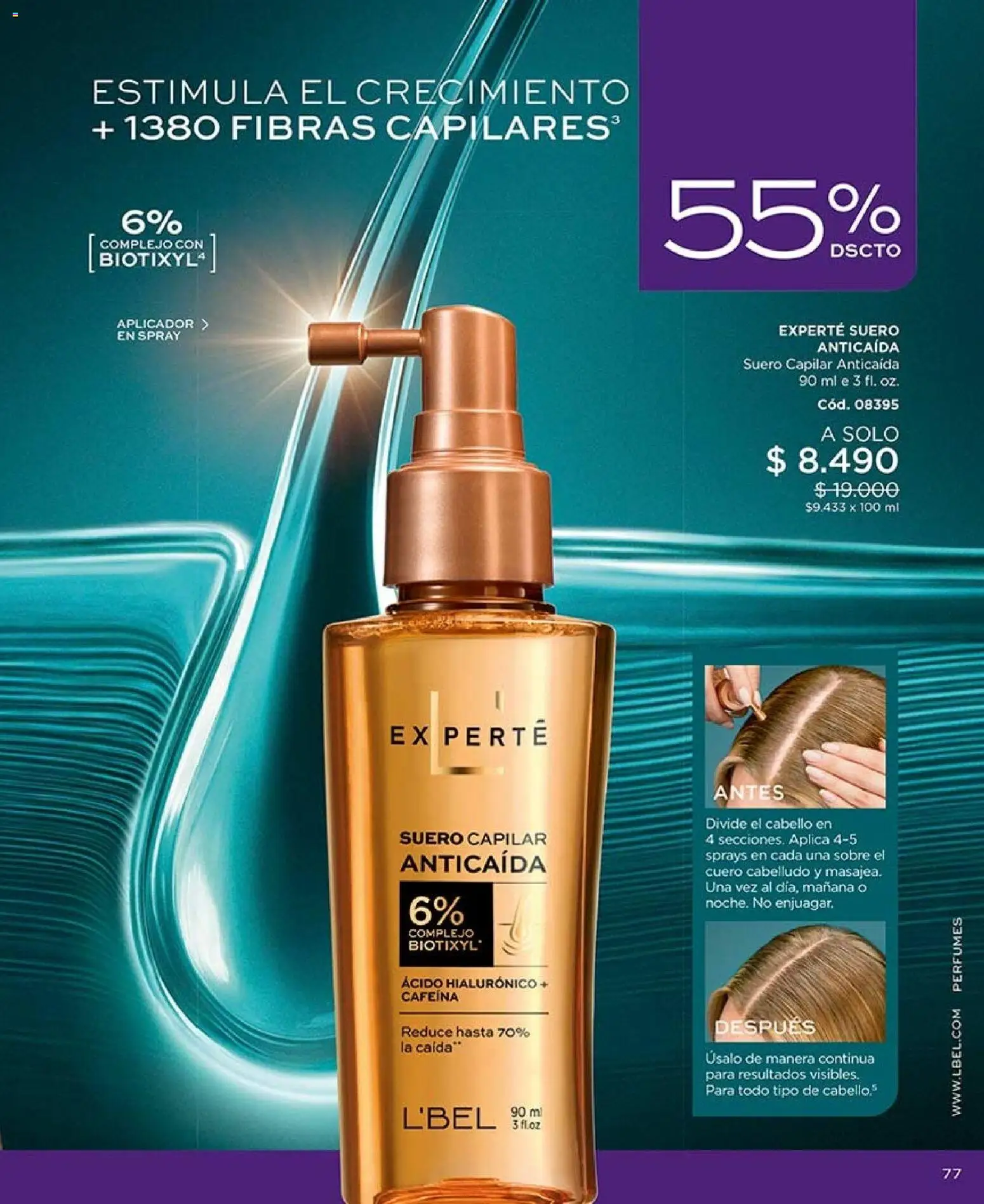 Catálogo L'Bel Campaña 15 │ válido desde el 06.09.2026 | Página: 77 | Productos: Perfumes, Sobre