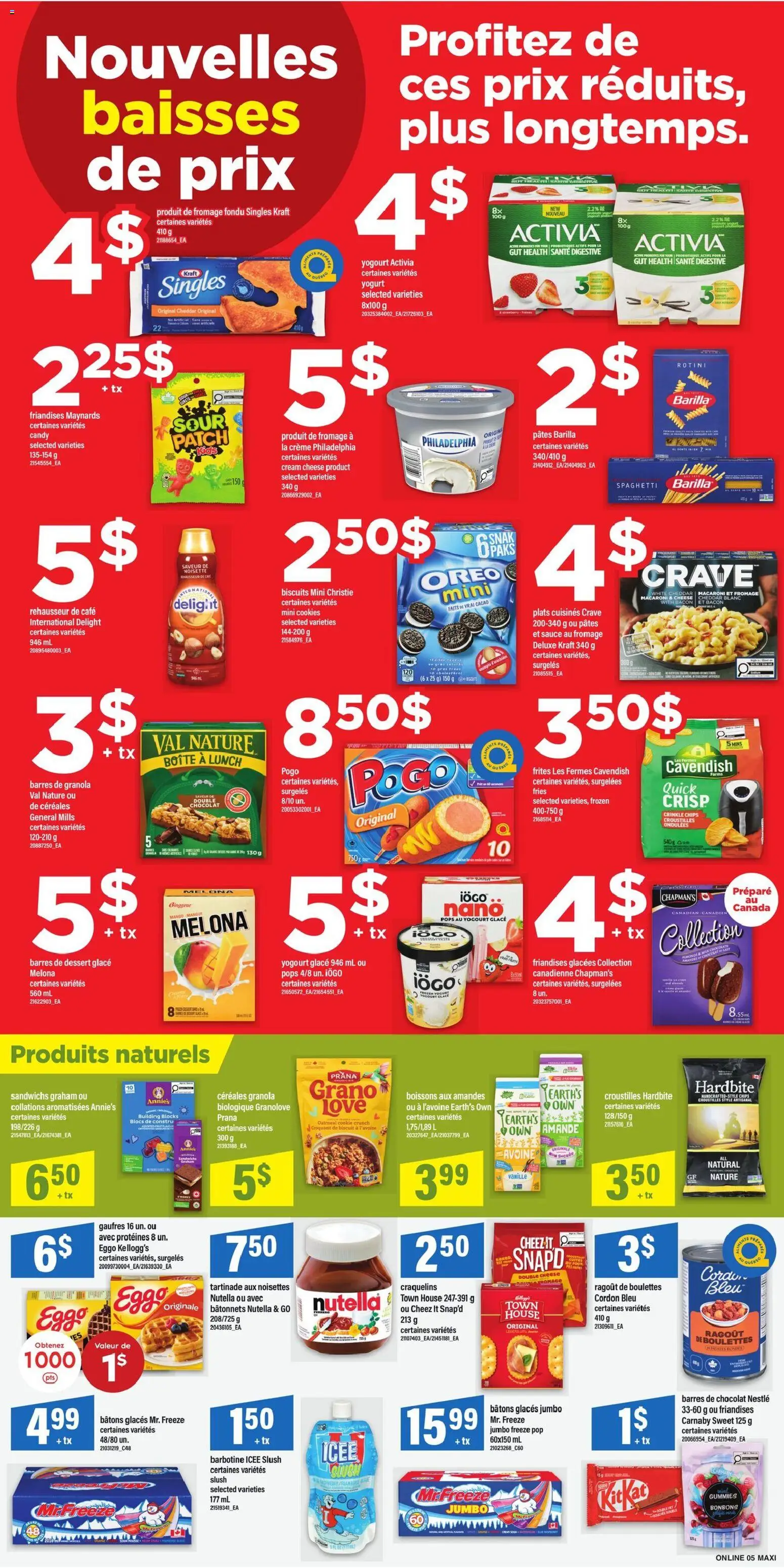 Maxi flyer valid from Jul 30, 2026 | Page: 8 | Products: Chips, Cream, Cheese, Yogurt