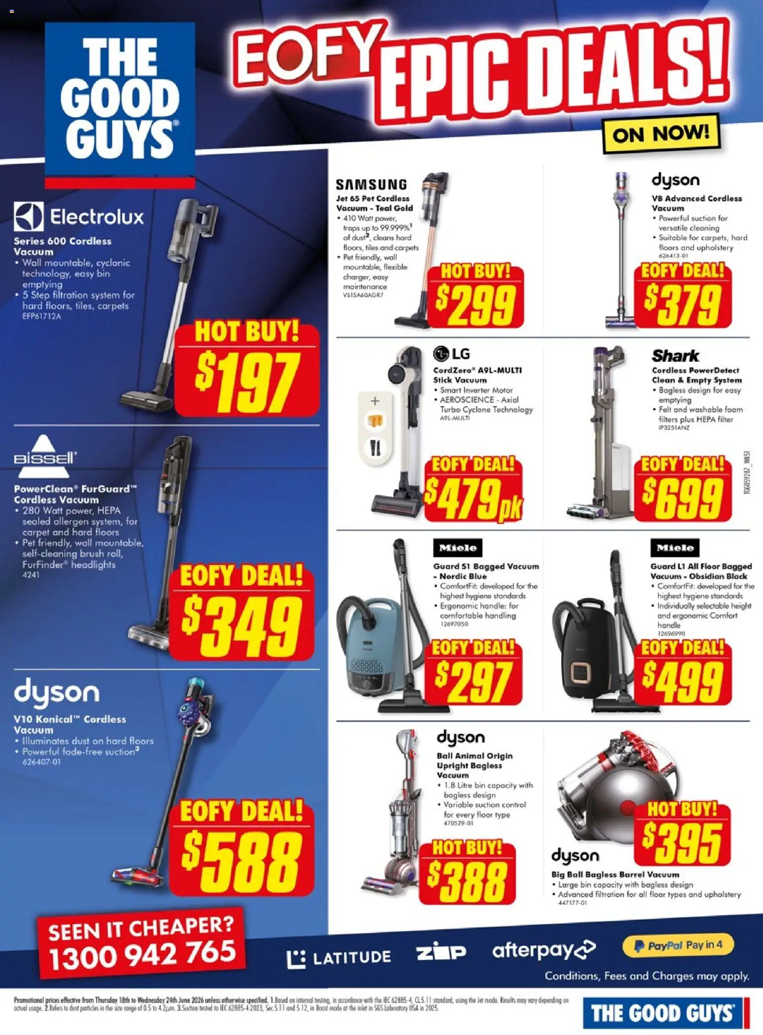 The Good Guys catalogue - valid from 18.06.2026 | Page: 10 | Products: Ergonomic, Carpet, Brush