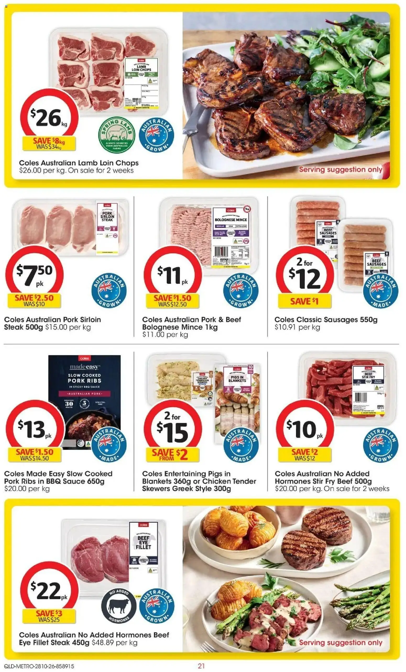 ﻿Coles catalogue valid from 28/10/2026 > Online Australia | Page: 21