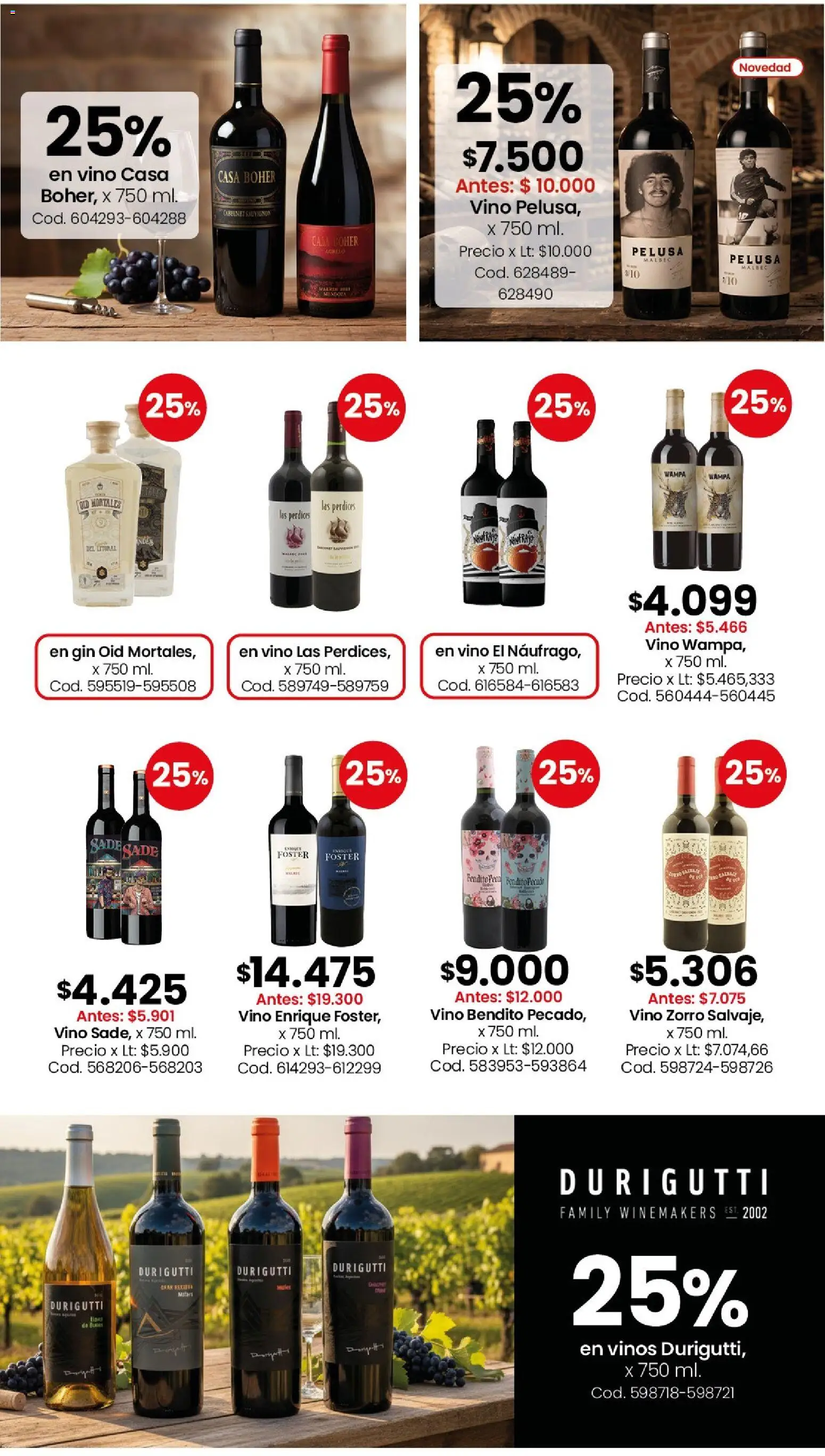 Coto - Almacén y bebidas │ válido desde el 29/06/2026 | Página: 9 | Productos: Gin, Vino