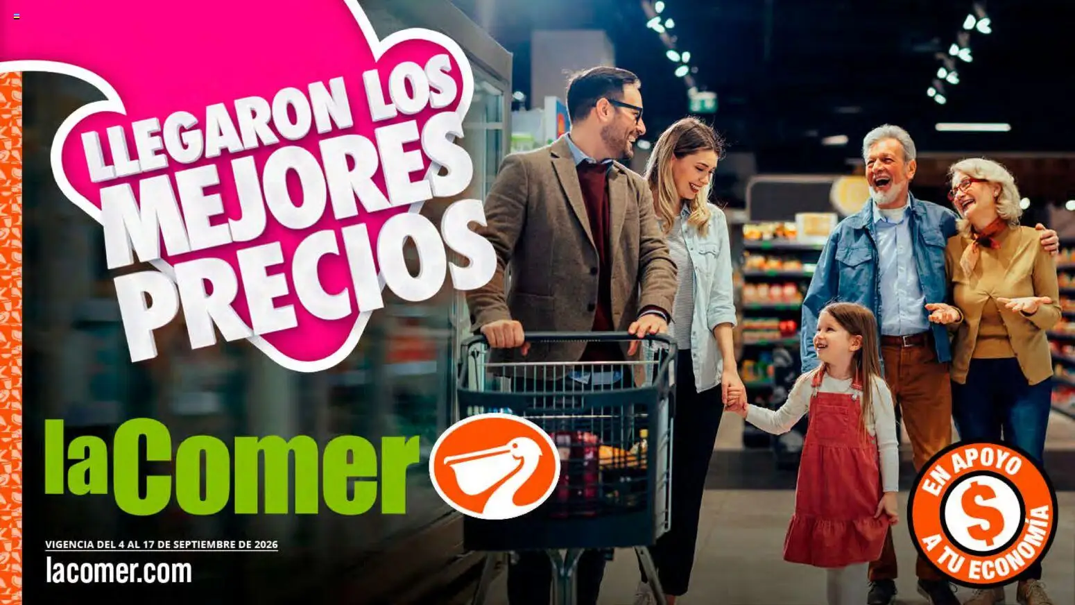 Nuevas ofertas de La Comer válidas en toda la República Mexicana desde el 04/09/2026. ¡Encuentra las mejores ofertas en La Comer folleto! | Página: 1