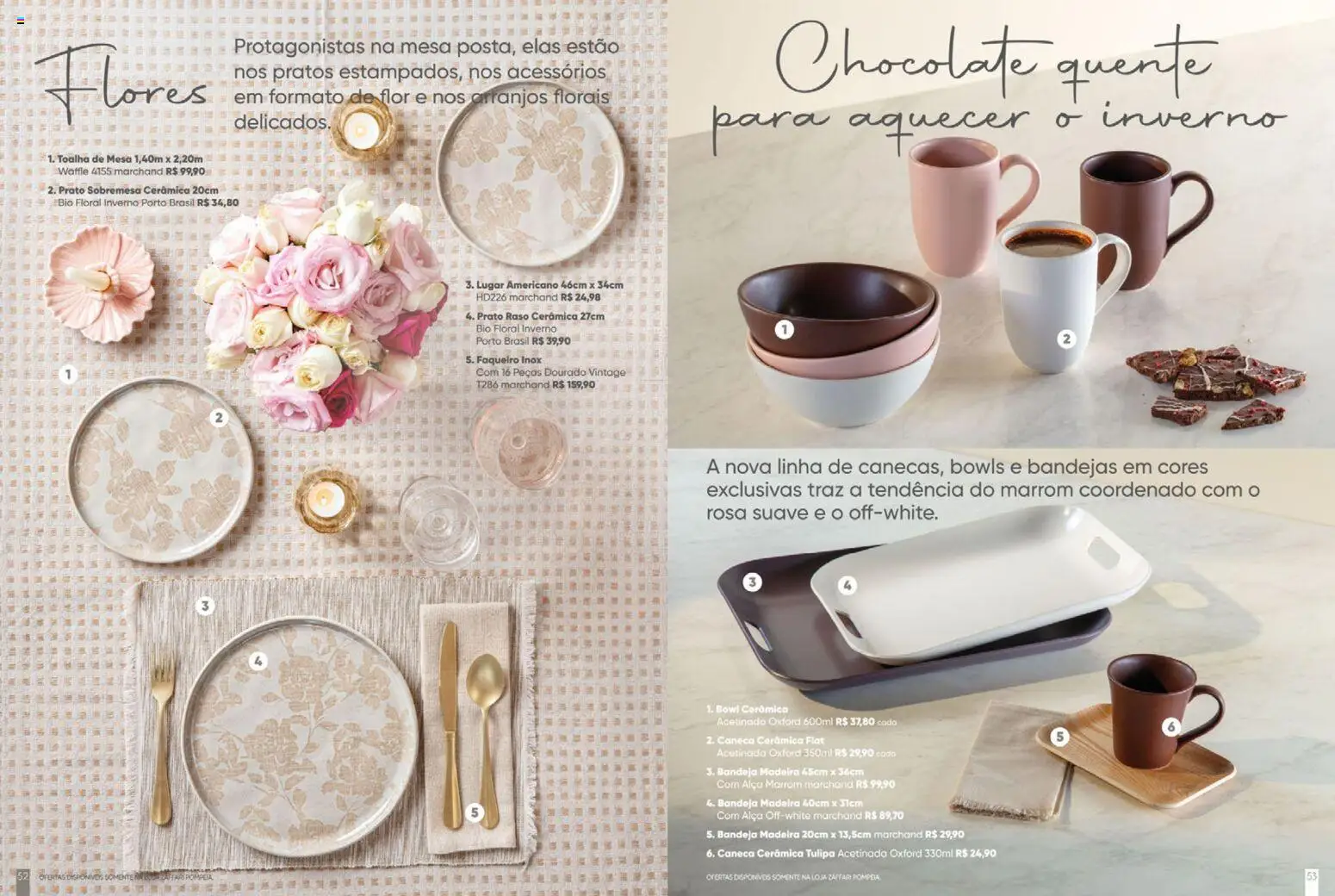 Zaffari Folheto - válido de 06.05.2026 | Página: 27 | Produtos: Mesa, Flores, Caneca, Bandeja