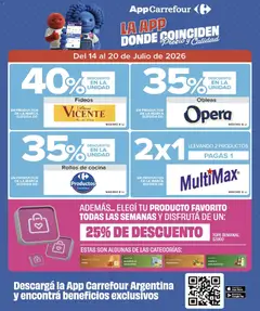 Vista previa Carrefour ofertas válido desde el 14/07/2026 | Página: 36 | Productos: Cocina, Café, Fideos