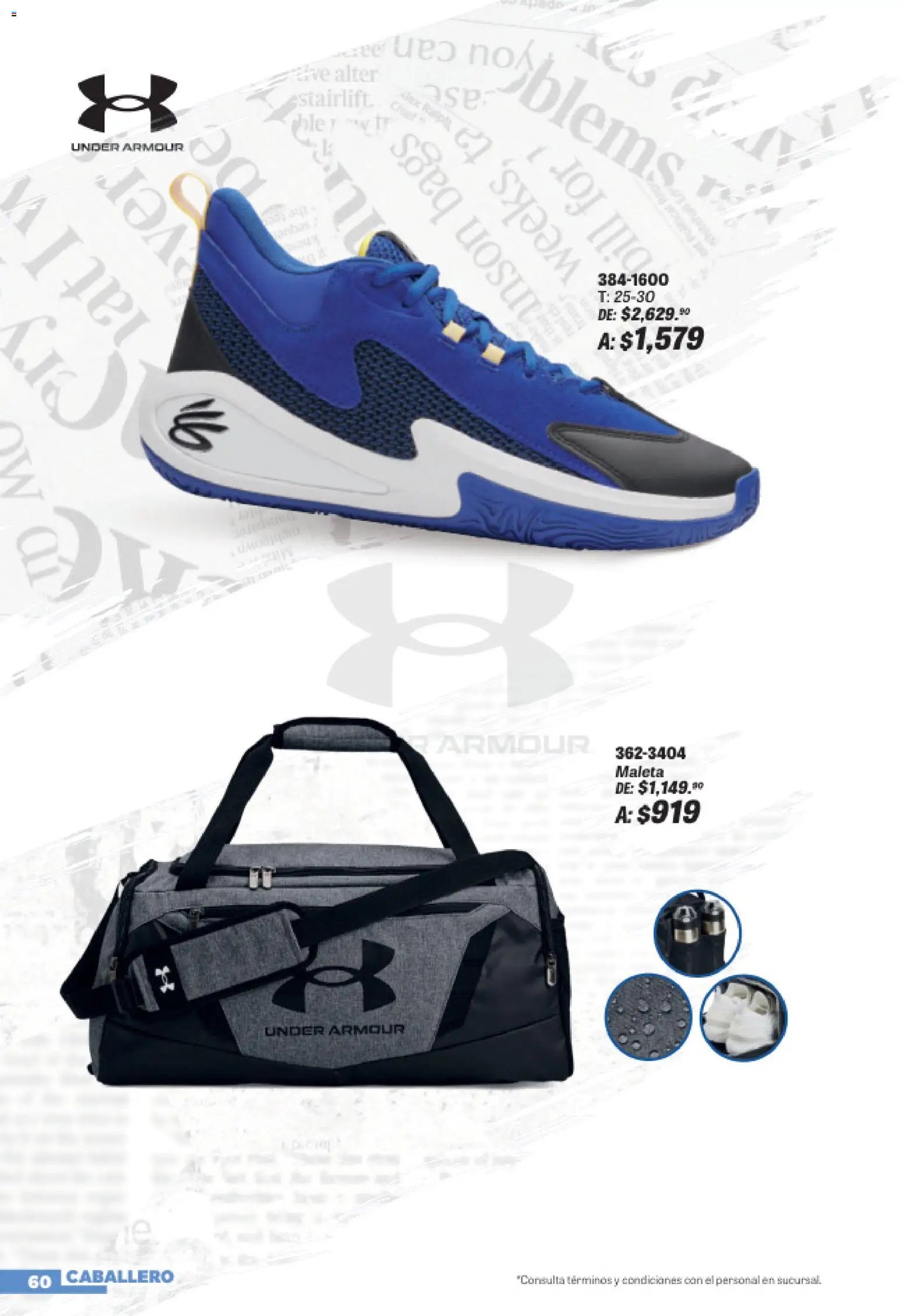 Nuevas ofertas de Andrea válidas en toda la República Mexicana desde el 19/07/2026. ¡Encuentra las mejores ofertas en Andrea catálogo Sports Week! | Página: 60 | Productos: Maleta