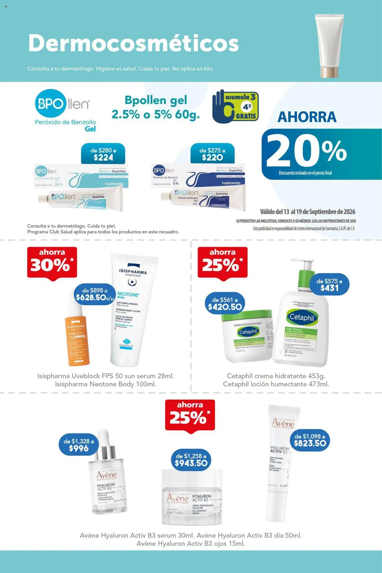 Nuevas ofertas de Farmacia San Pablo válidas en toda la República Mexicana desde el 13/09/2026. ¡Encuentra las mejores ofertas en Farmacia San Pablo catálogo! | Página: 11