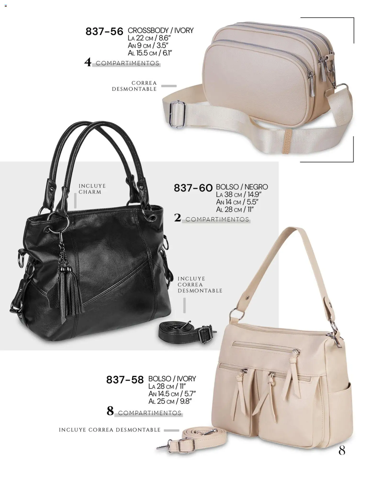 Nuevas ofertas de Cklass válidas en toda la República Mexicana desde el 08/07/2026. ¡Encuentra las mejores ofertas en Cklass catálogo Handbags! | Página: 9 | Productos: Bolso