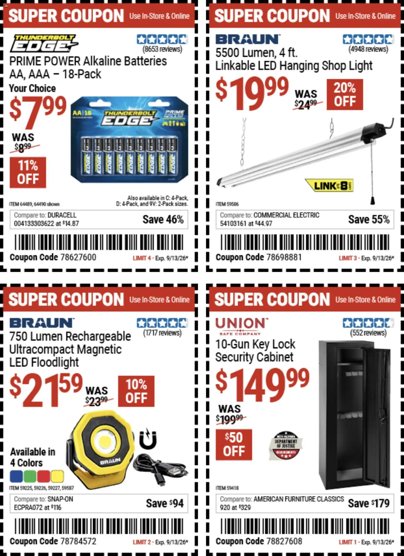 Harbor Freight Weekly Ad - valid from 08/31/2026 | Page: 14 | Products: Safe