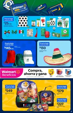Vista previa de Walmart folleto, nuevo folleto de la tienda, válido en México a partir del 23.04.2026 | Página: 9 | Productos: Sombrero, Mochila, Morral