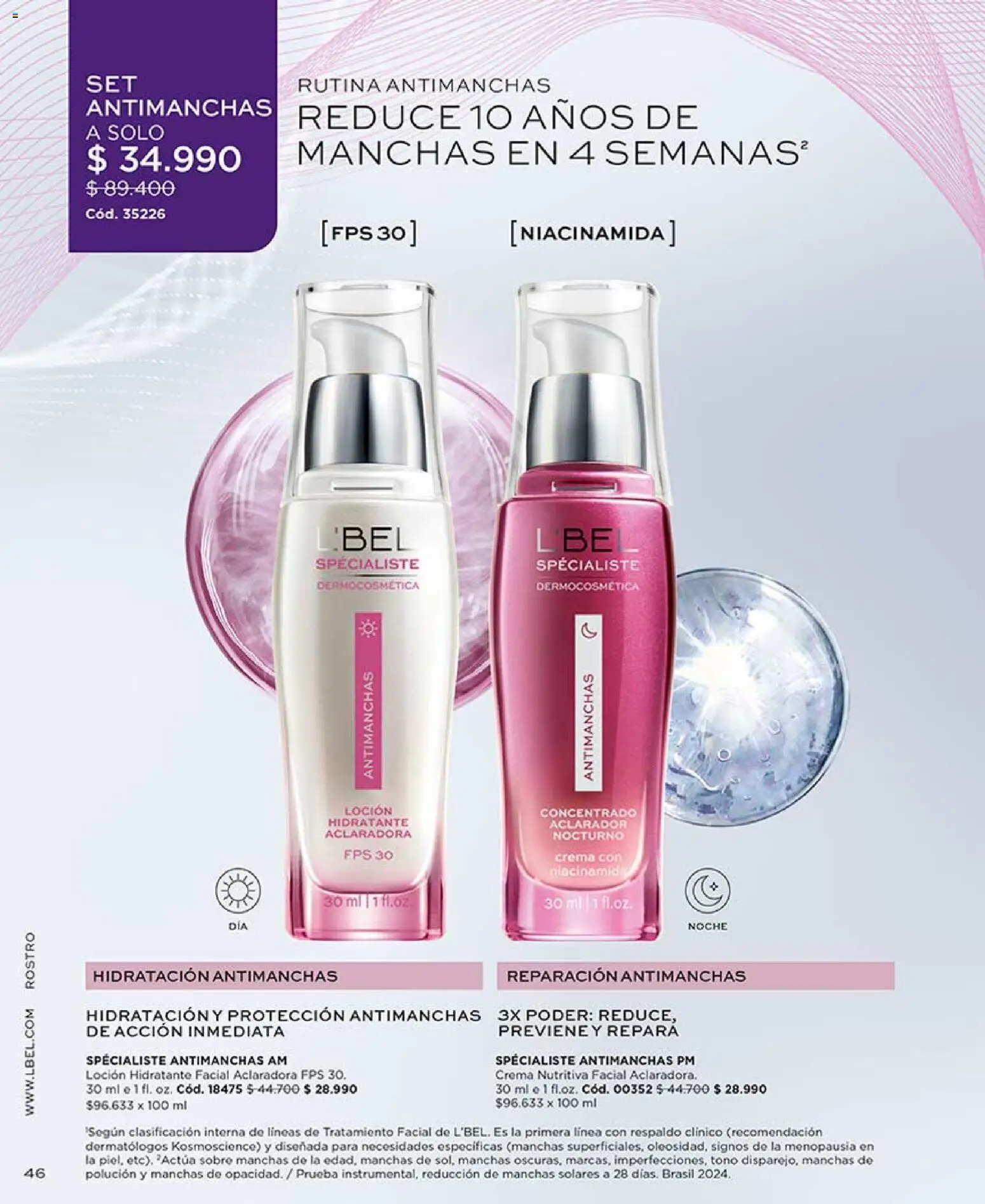 Catálogo L'Bel Campaña 11 │ válido desde el 15.06.2026 | Página: 46 | Productos: Loción, Sobre, Crema