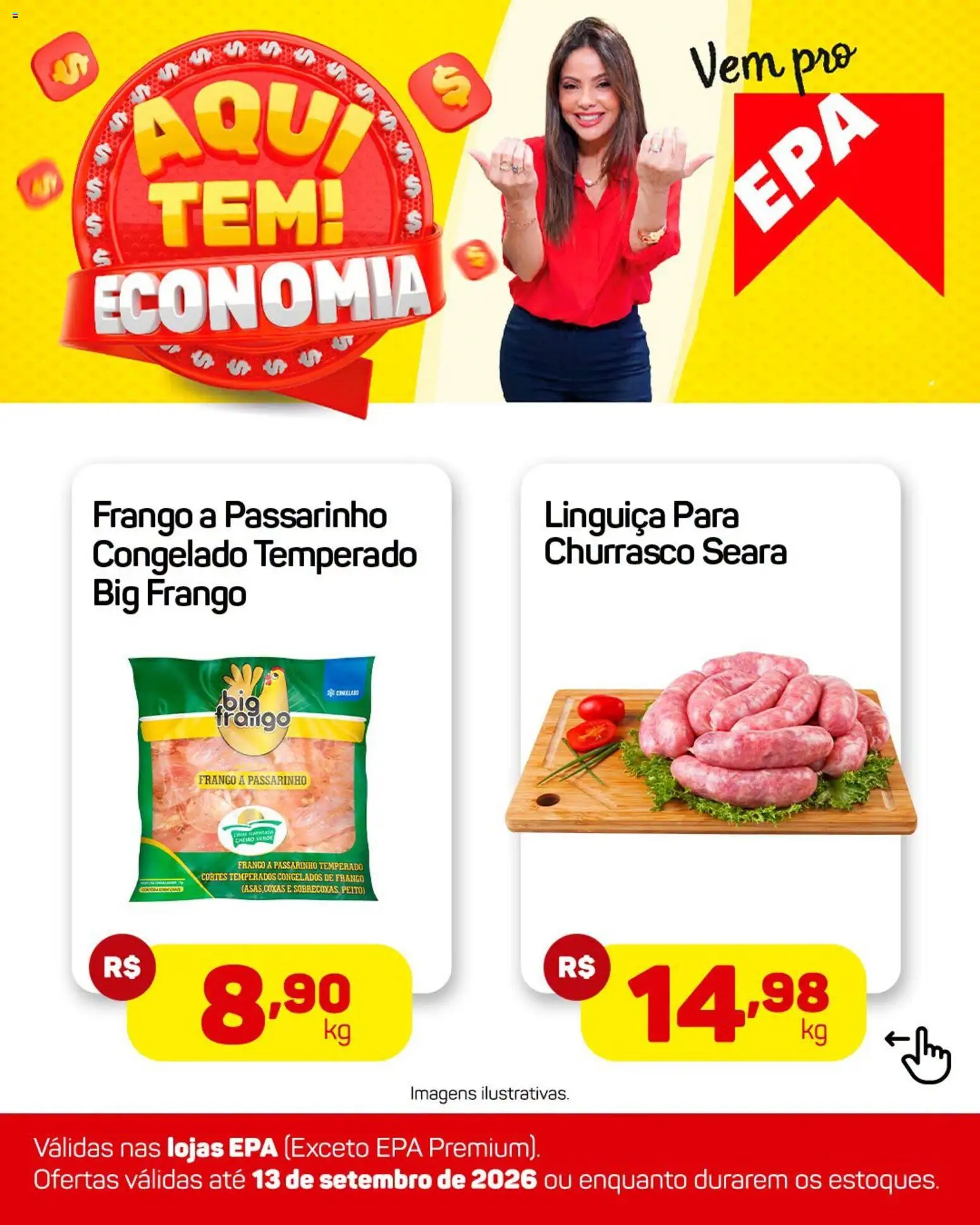 EPA Folheto - válido de 07/09/2026 | Página: 2 | Produtos: Linguiça, Frango