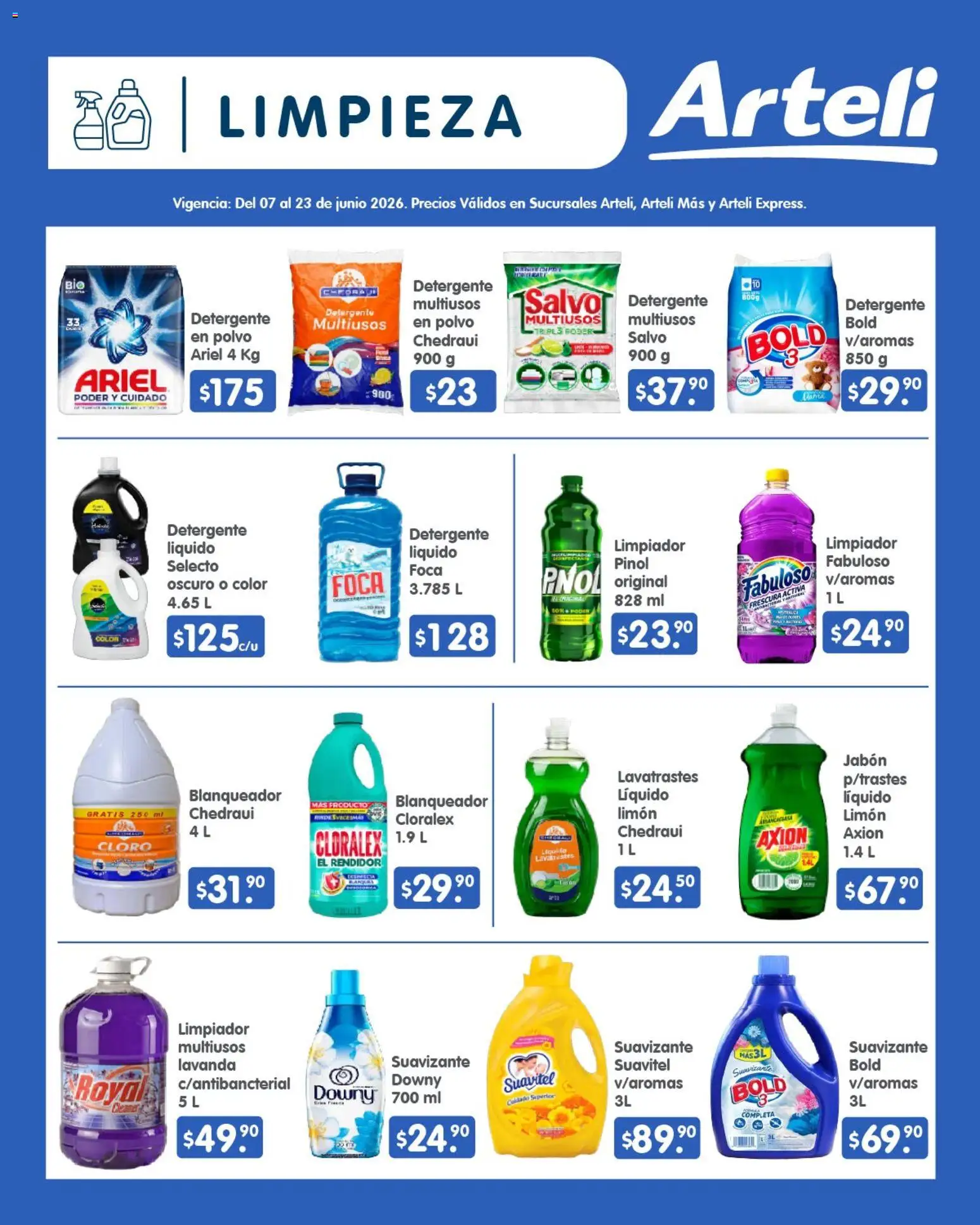 Nuevas ofertas de Arteli válidas en toda la República Mexicana desde el 07.06.2026. ¡Encuentra las mejores ofertas en Arteli folleto Quincenal! | Página: 14