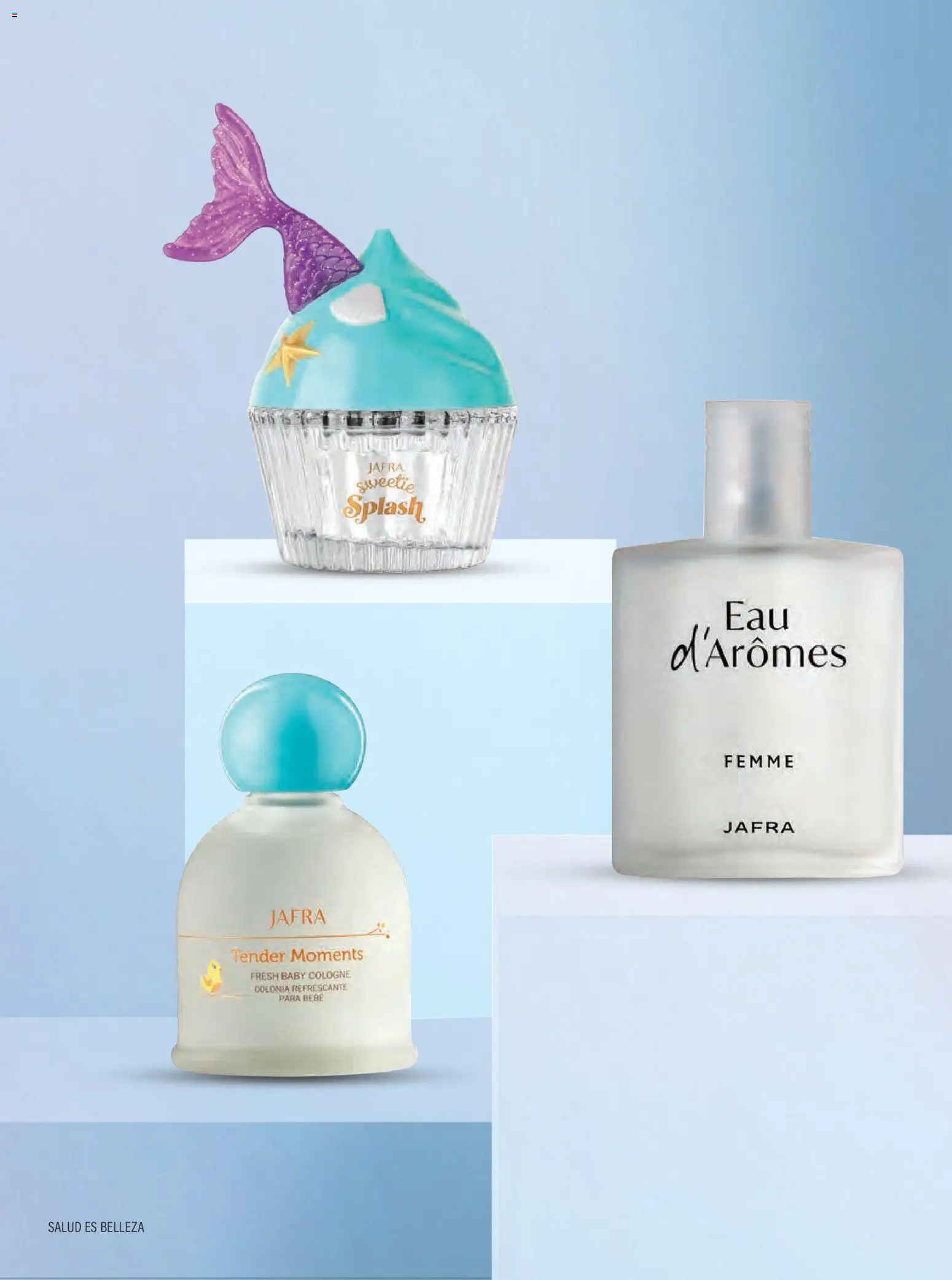 Nuevas ofertas de JAFRA válidas en toda la República Mexicana desde el 01/07/2026. ¡Encuentra las mejores ofertas en JAFRA catálogo Organizador de Ventas! | Página: 132 | Productos: Agua, Aceite, Ingredientes, Fragancia